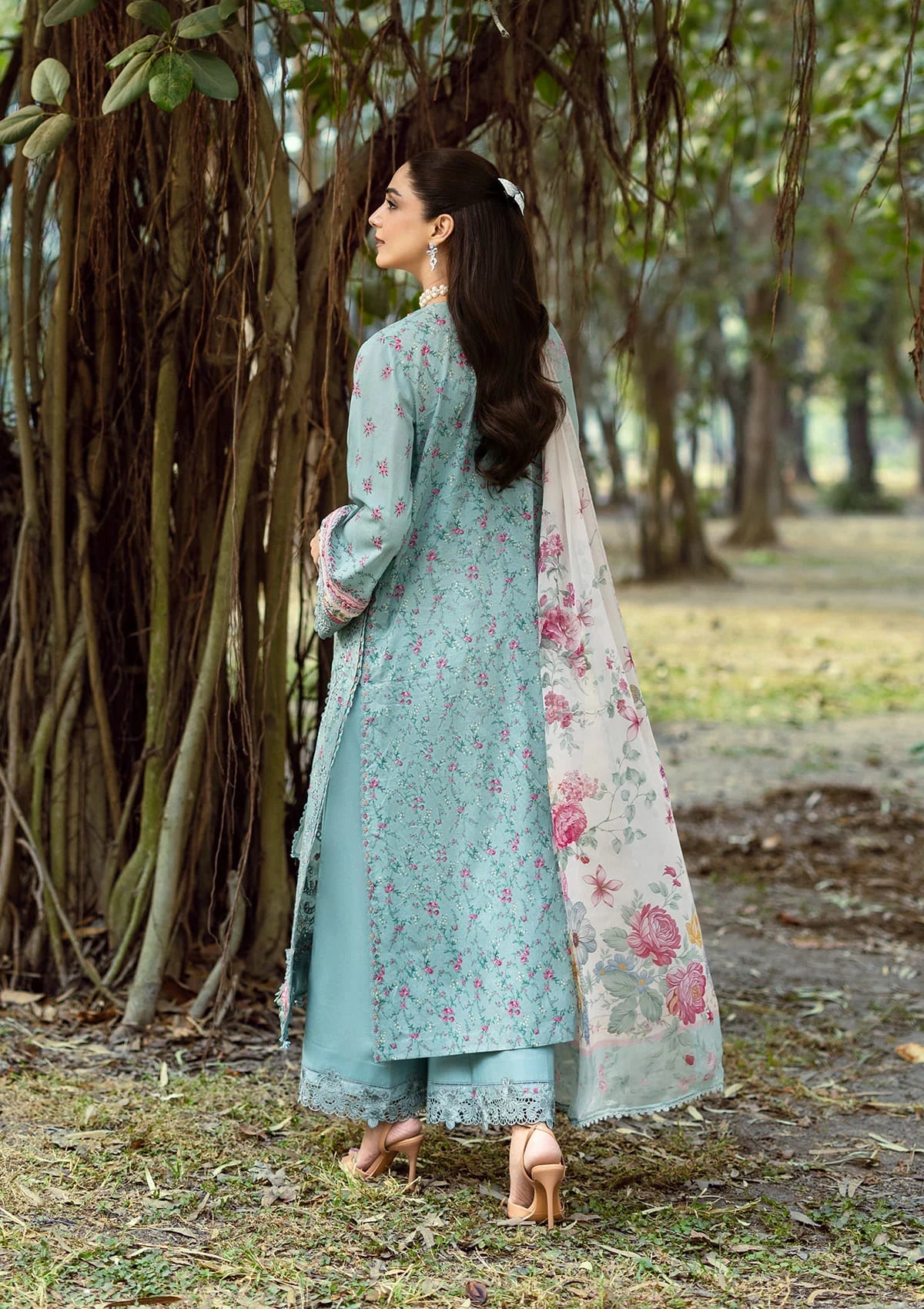 [ SUIT N ] - ELAF CHIKANKARI PRINTS WITH CHIFFON DUPATTA 2026