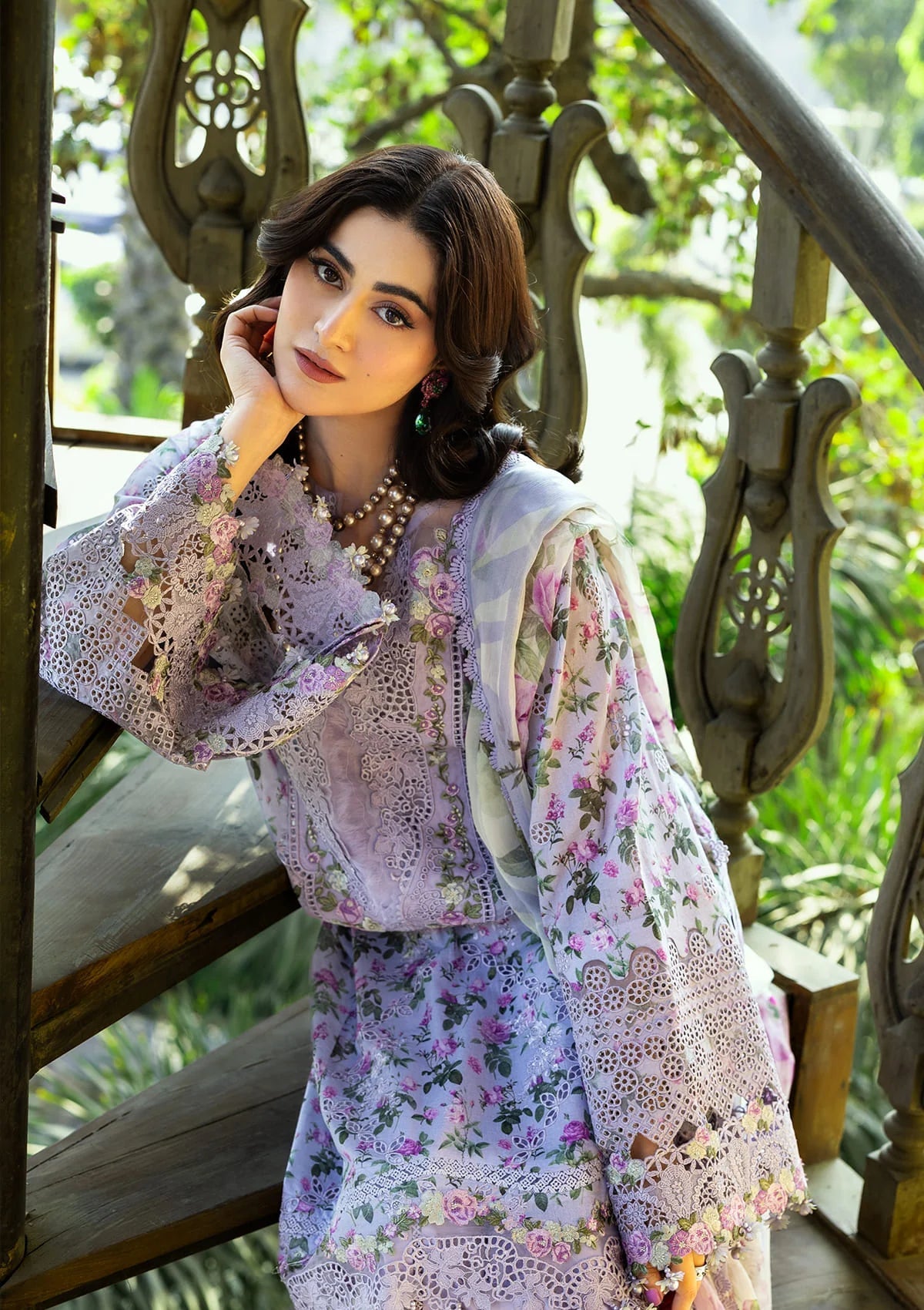[ SUIT I ] - ELAF CHIKANKARI PRINTS WITH CHIFFON DUPATTA 2026
