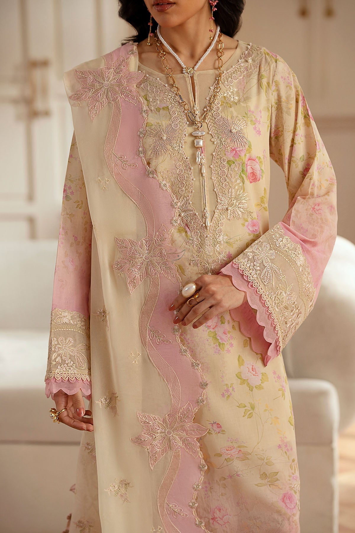 NUREH FEYA EID EDIT LAWN EMBROIDERED 2025