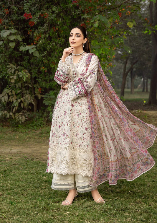 [ SUIT A ] - ELAF CHIKANKARI PRINTS WITH CHIFFON DUPATTA 2026