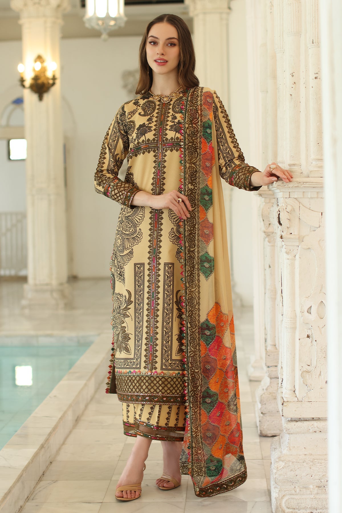 CHARIZMA ANIIQ EMBROIDERED COLLECTION SPRING SUMMER 2025