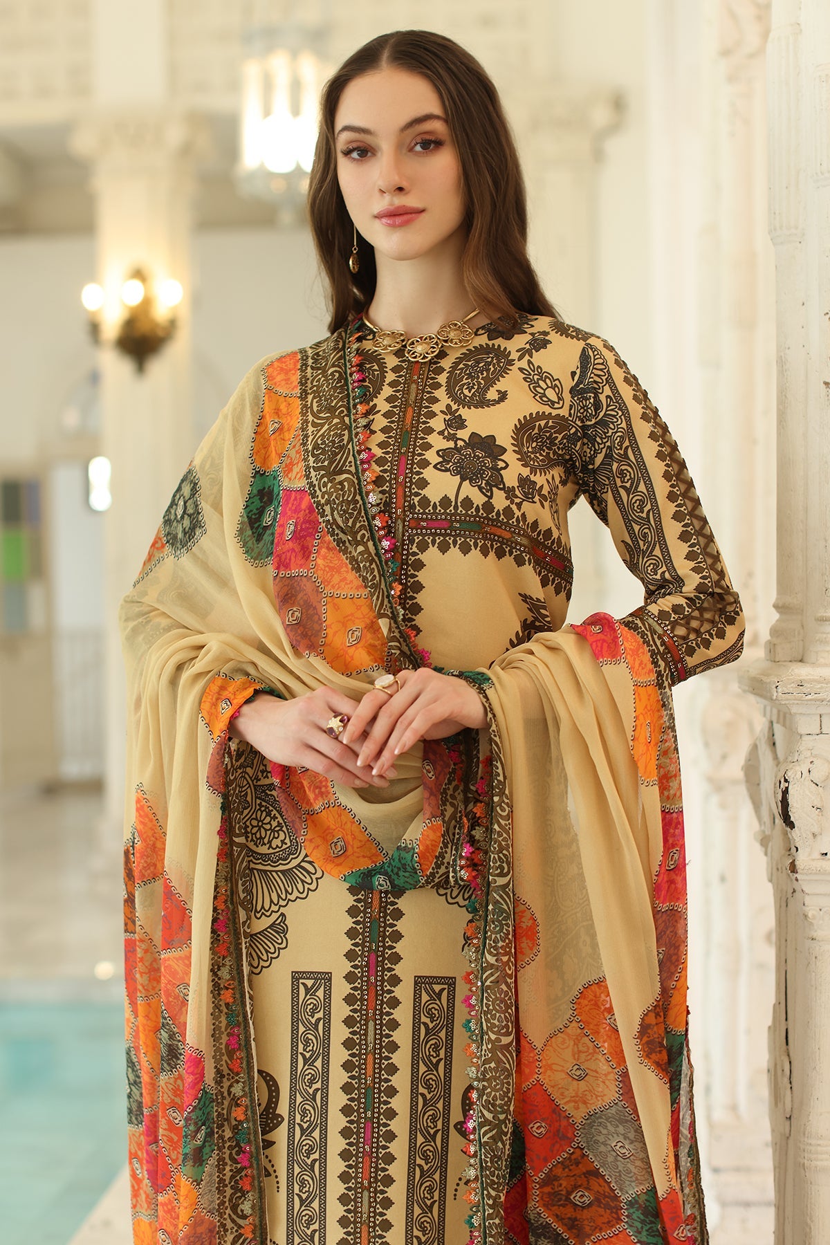 CHARIZMA ANIIQ EMBROIDERED COLLECTION SPRING SUMMER 2025