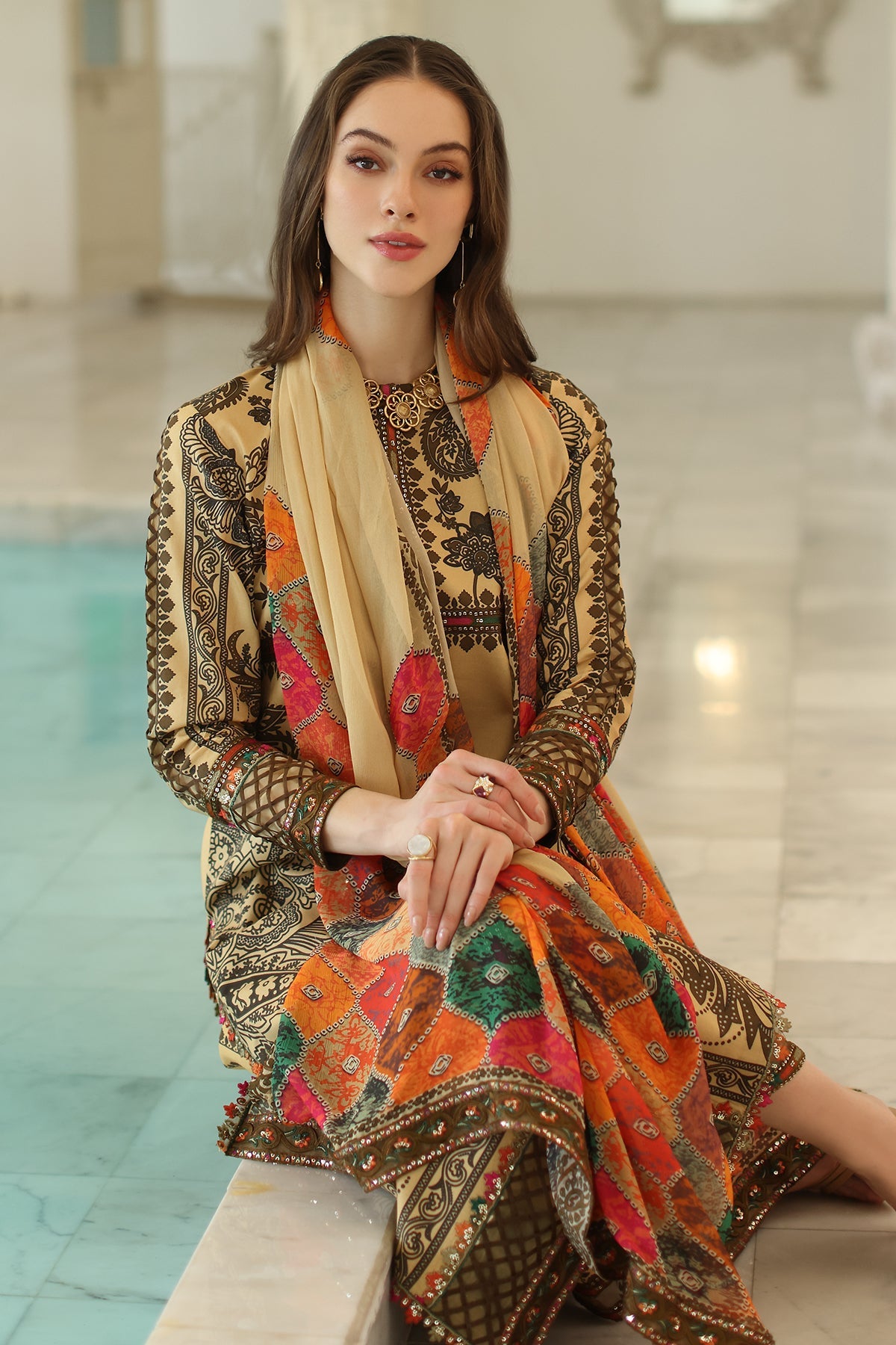 CHARIZMA ANIIQ EMBROIDERED COLLECTION SPRING SUMMER 2025