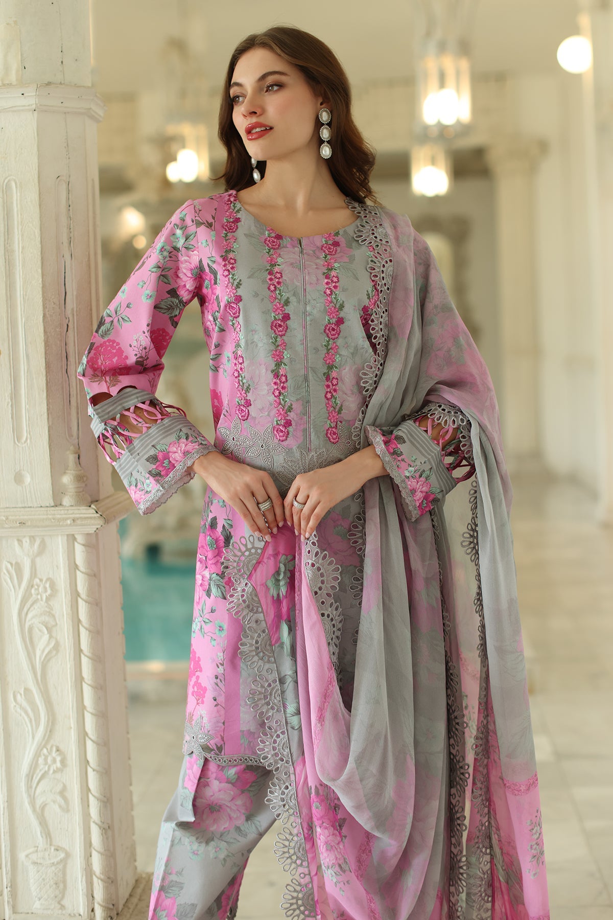 CHARIZMA ANIIQ EMBROIDERED COLLECTION SPRING SUMMER 2025