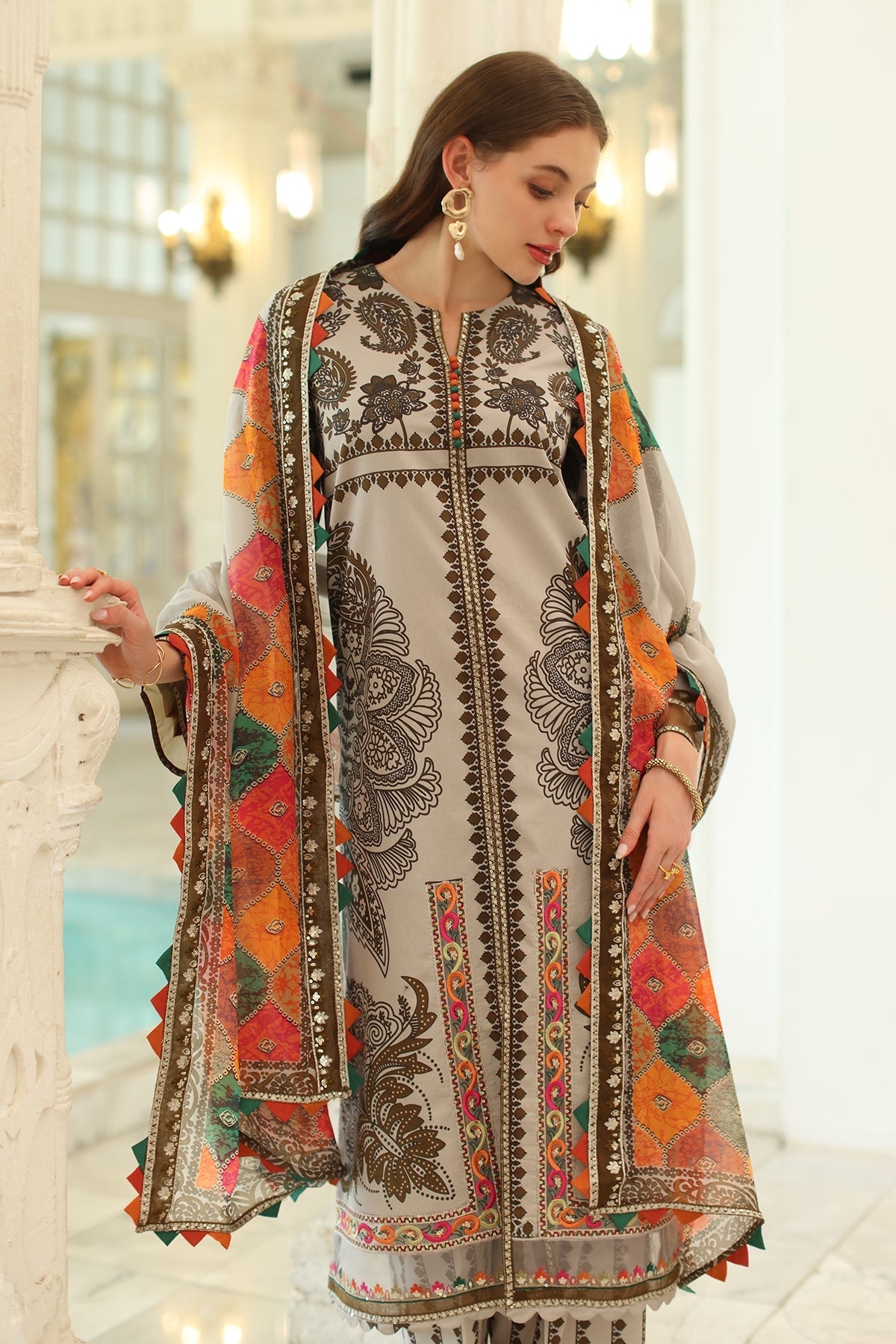 CHARIZMA ANIIQ EMBROIDERED COLLECTION SPRING SUMMER 2025