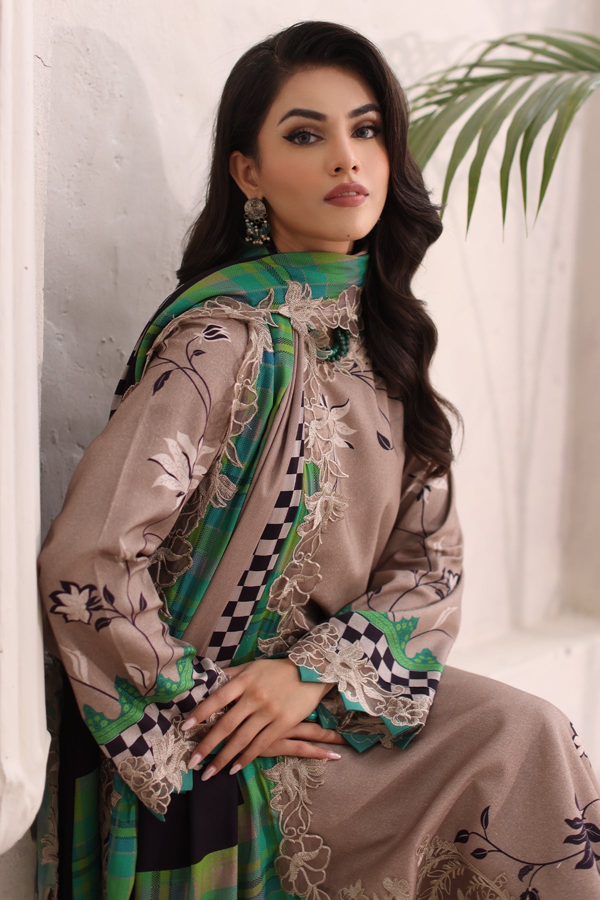 CHARIZMA VIRSA EMBROIDERED LINEN SHAWL SUIT COLLECTION 2024 🌸🌸