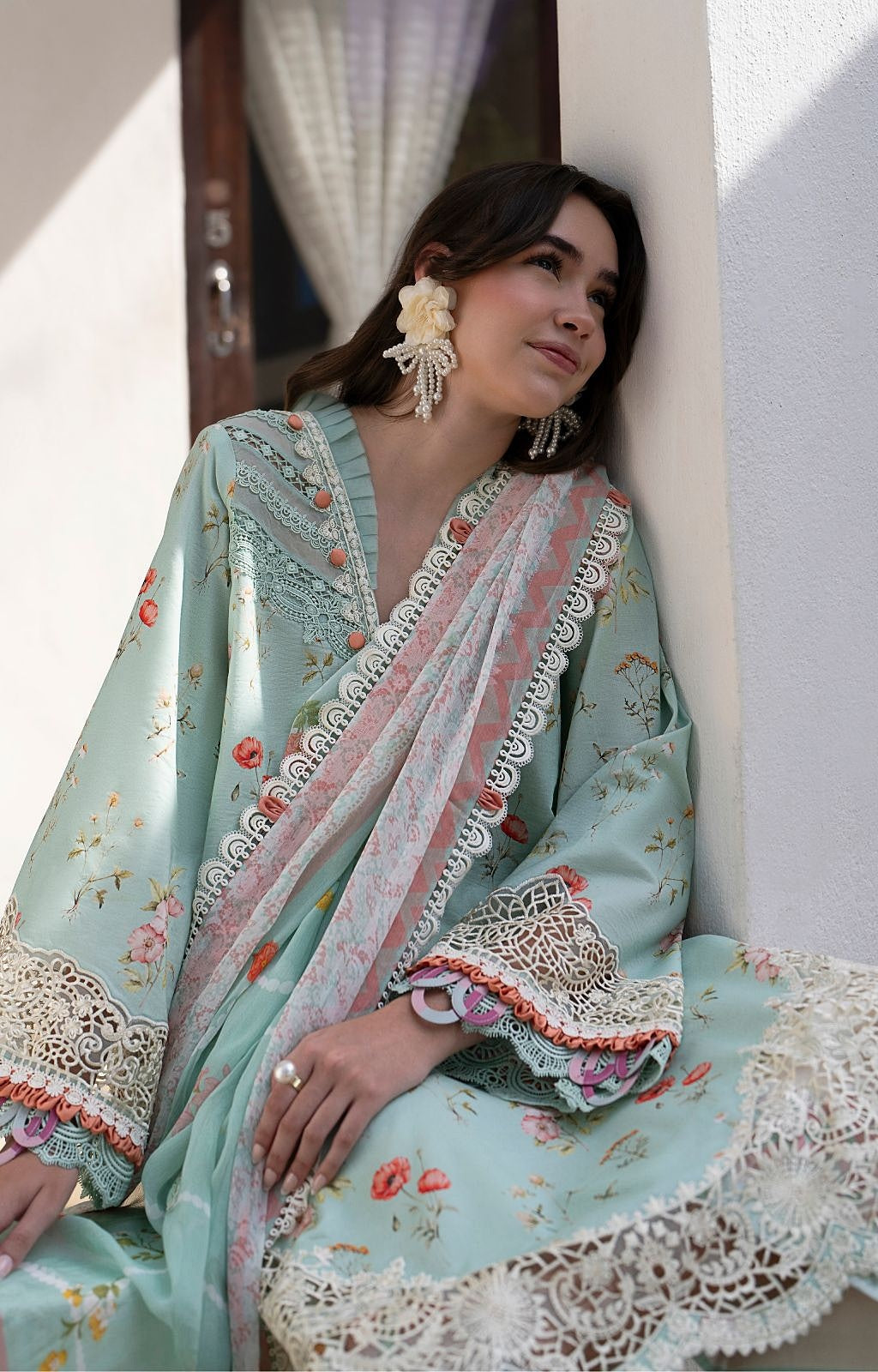 ALIF AJR PRITKARI LAWN EMBROIDERED 2025