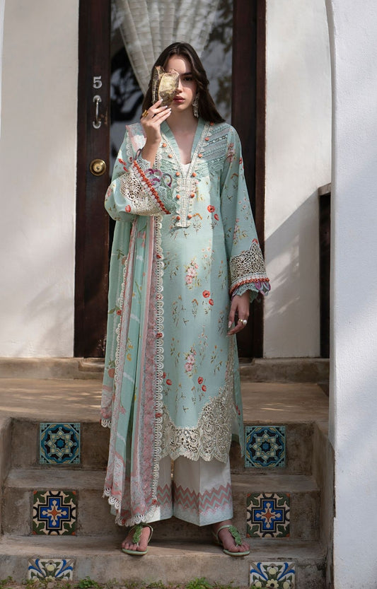 ALIF AJR PRITKARI LAWN EMBROIDERED 2025
