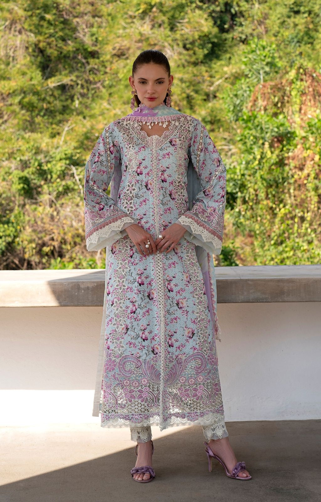 ALIF AJR PRITKARI LAWN EMBROIDERED 2025