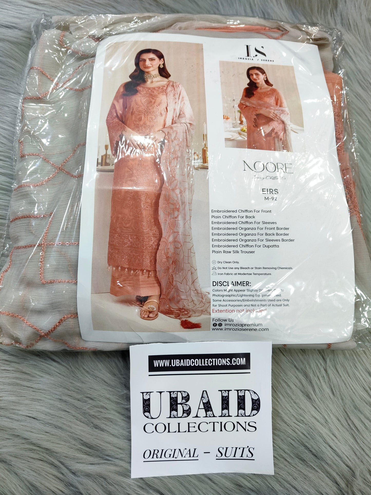 *IMROZIA NOORE LUXURY CHIFFON COLLECTION [ 𝘽𝙀𝙎𝙏 𝙋𝙍𝙄𝘾𝙀 ✅ ]