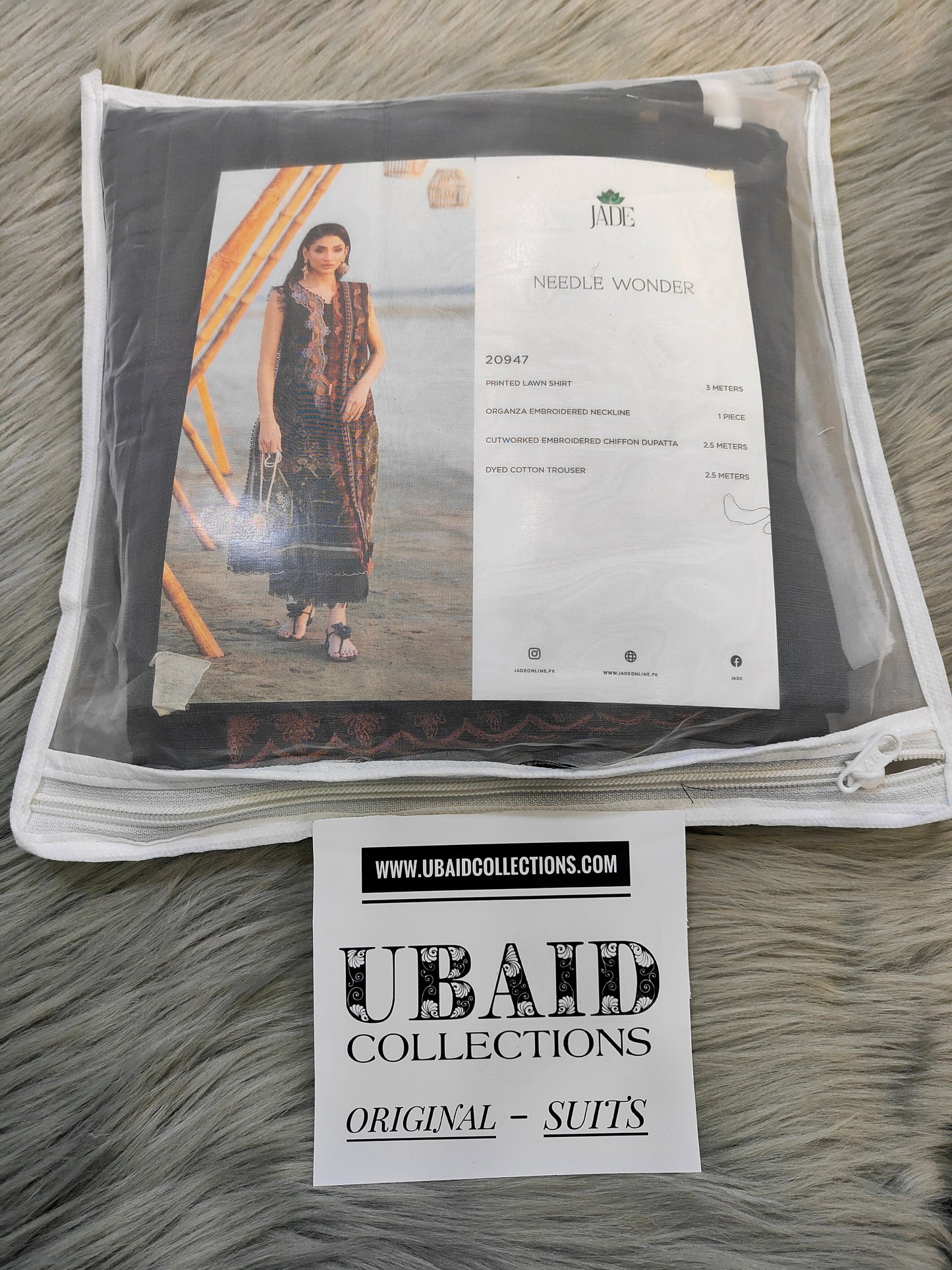 [ SUIT C ] - JADE NEEDLE WONDER SUMMER LAWN EMBROIDERED 2026