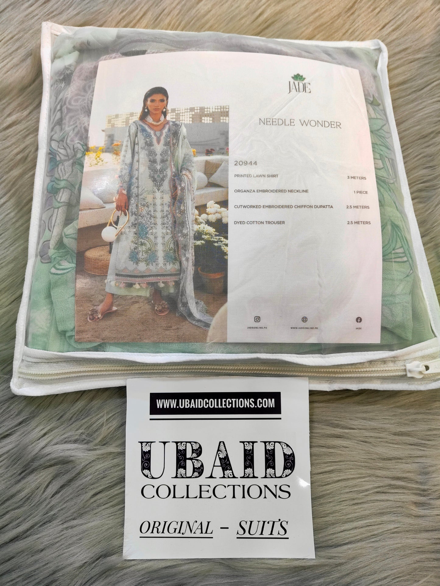 JADE NEEDLE WONDER SUMMER LAWN EMBROIDERED 2026 G [ 𝘽𝙀𝙎𝙏 𝙋𝙍𝙄𝘾𝙀 ✅ ]