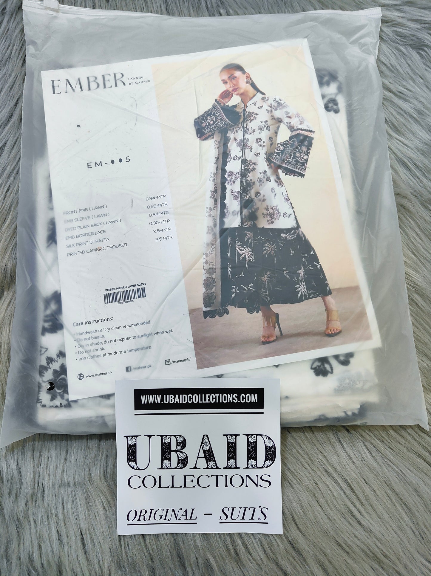 EMBER BY MAHNUR LAWN EMBROIDERED COLLECTION 2026 L [ 𝘽𝙀𝙎𝙏 𝙋𝙍𝙄𝘾𝙀 ✅ ]