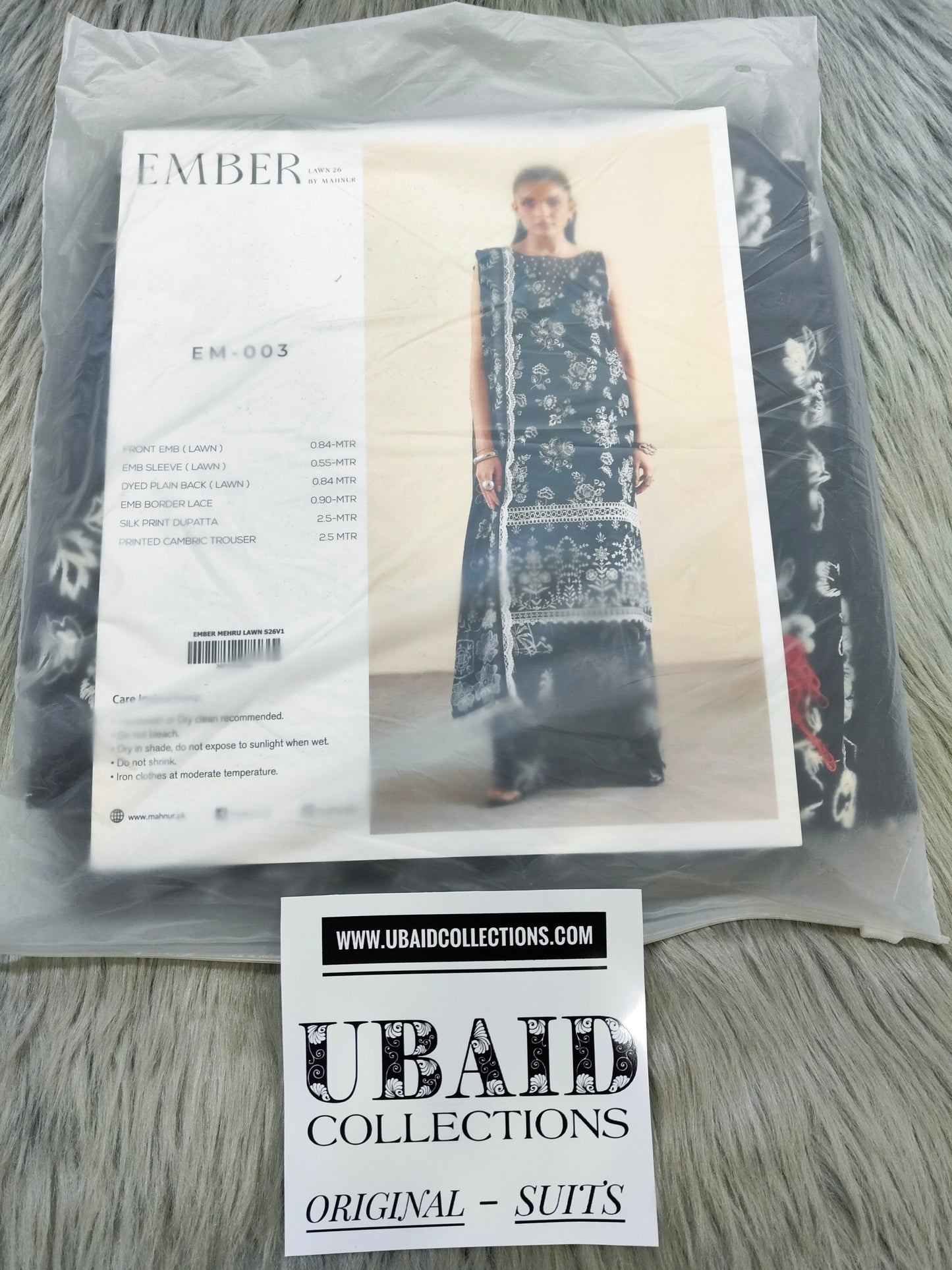 EMBER BY MAHNUR LAWN EMBROIDERED COLLECTION 2026 K [ 𝘽𝙀𝙎𝙏 𝙋𝙍𝙄𝘾𝙀 ✅ ]