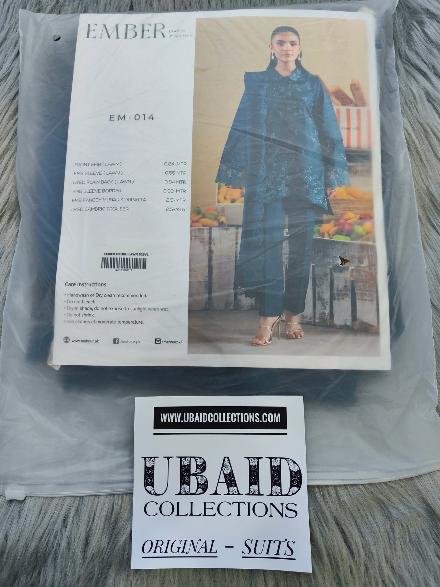 EMBER BY MAHNUR LAWN EMBROIDERED COLLECTION 2026 N [ 𝘽𝙀𝙎𝙏 𝙋𝙍𝙄𝘾𝙀 ✅ ]