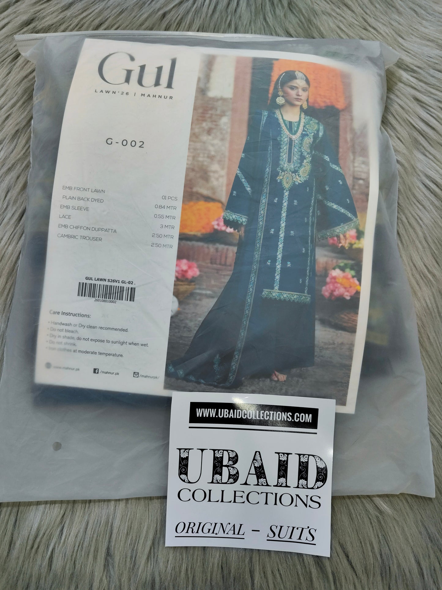 [ SUIT N ] - GUL BY MAHNUR LUXURY LAWN EMBROIDERED COLLECTION 2026