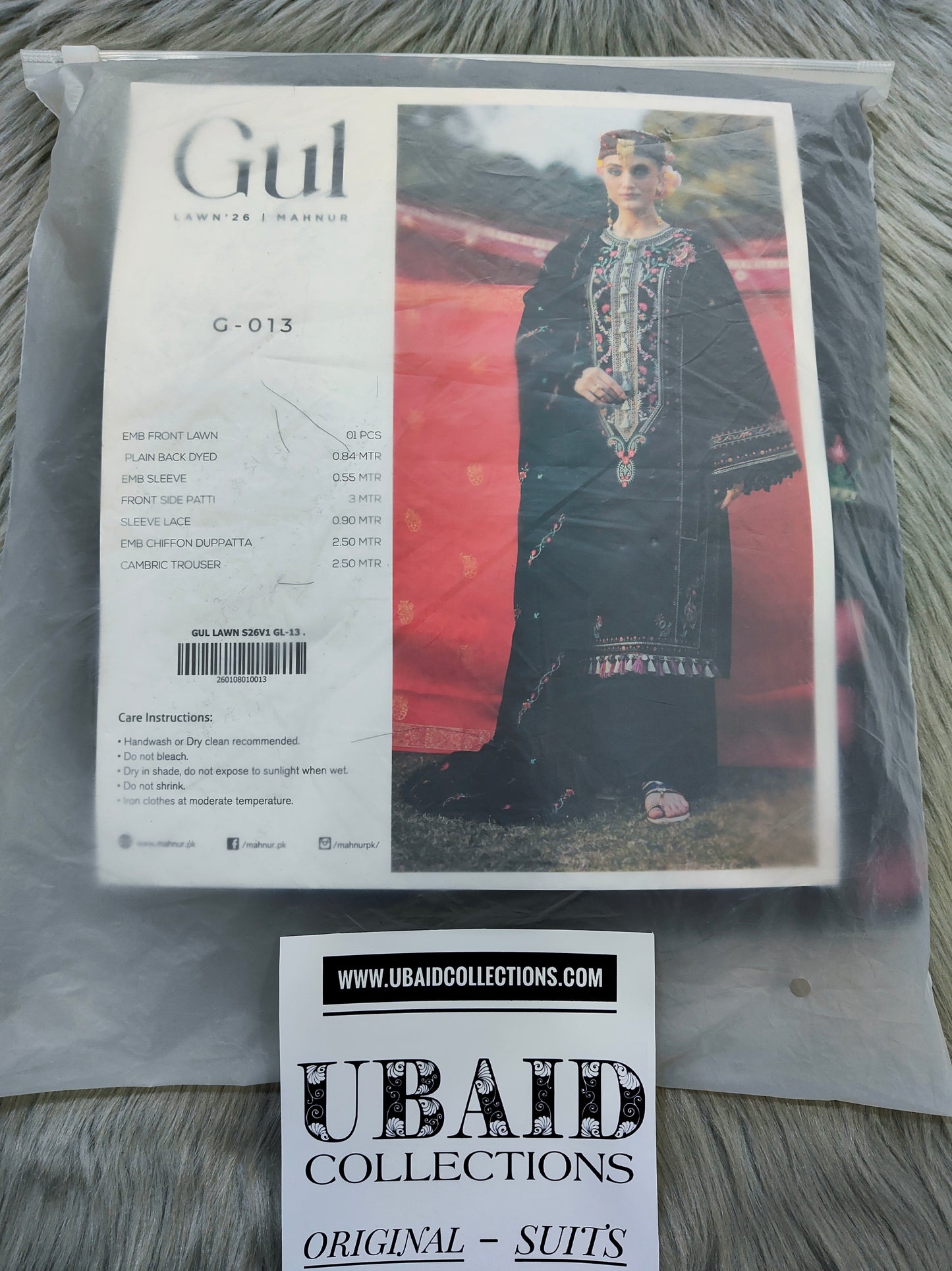 [ SUIT B ] - GUL BY MAHNUR LUXURY LAWN EMBROIDERED COLLECTION 2026