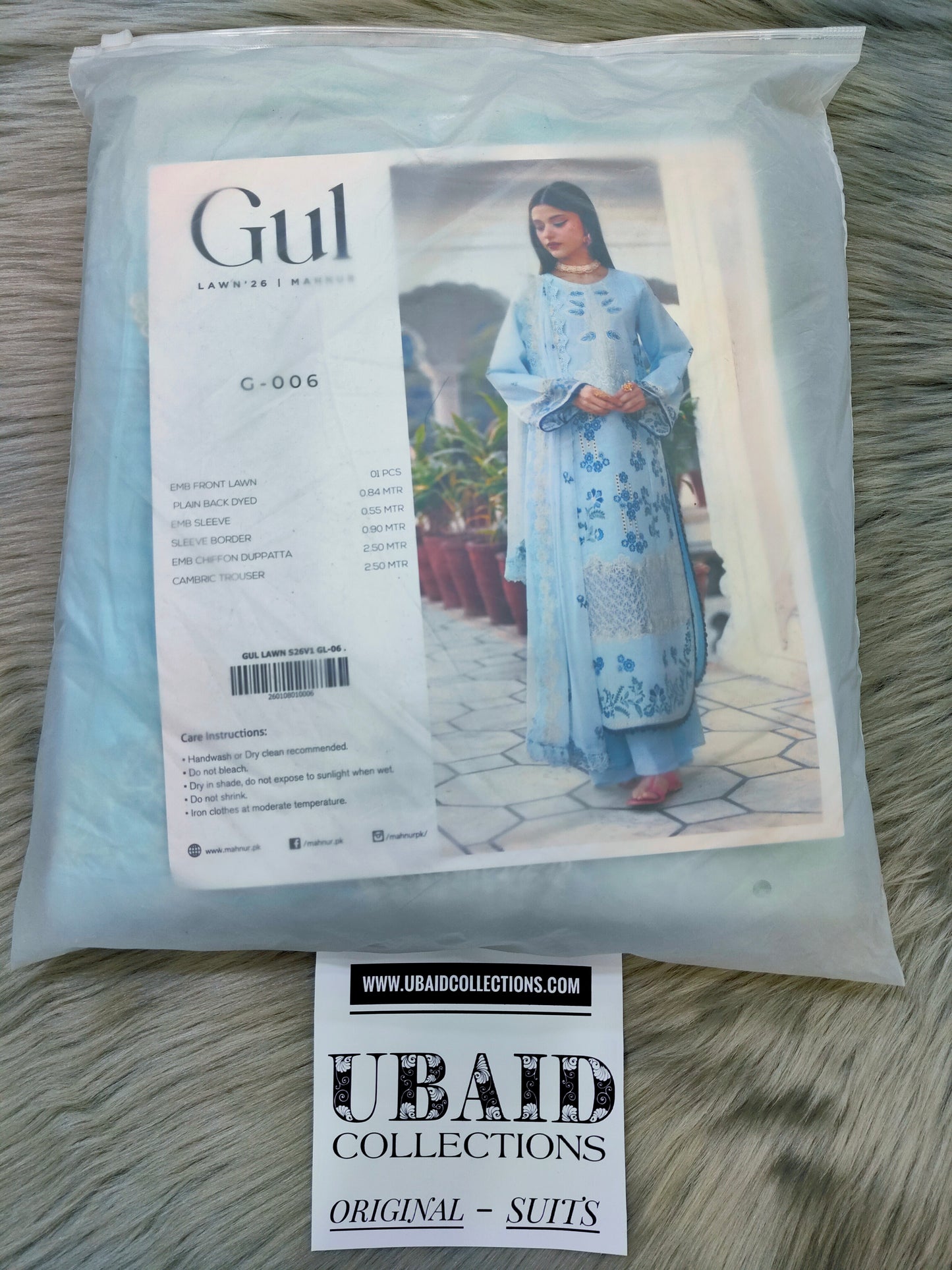 [ SUIT J ] - GUL BY MAHNUR LUXURY LAWN EMBROIDERED COLLECTION 2026
