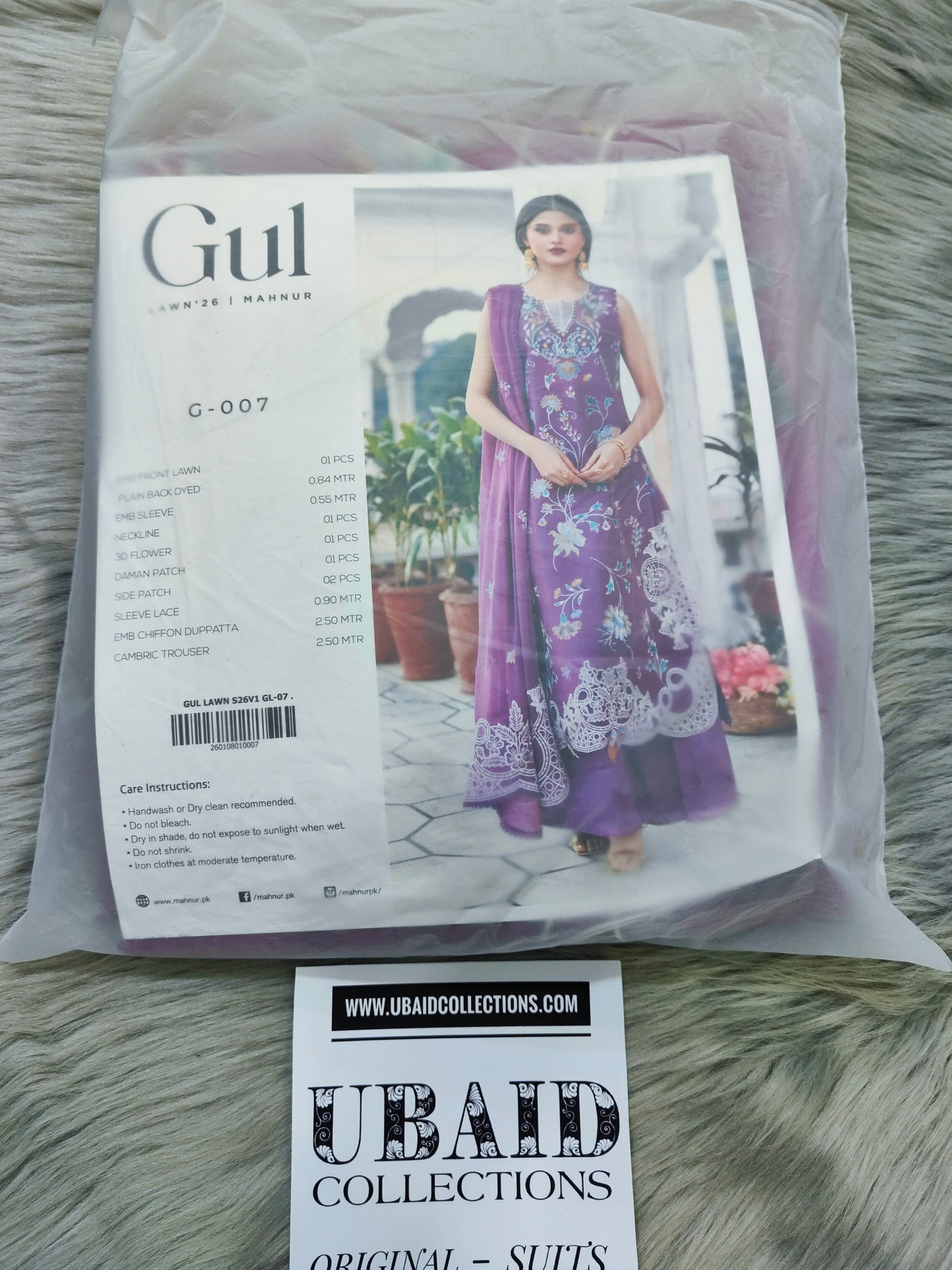 [ SUIT I ] - GUL BY MAHNUR LUXURY LAWN EMBROIDERED COLLECTION 2026
