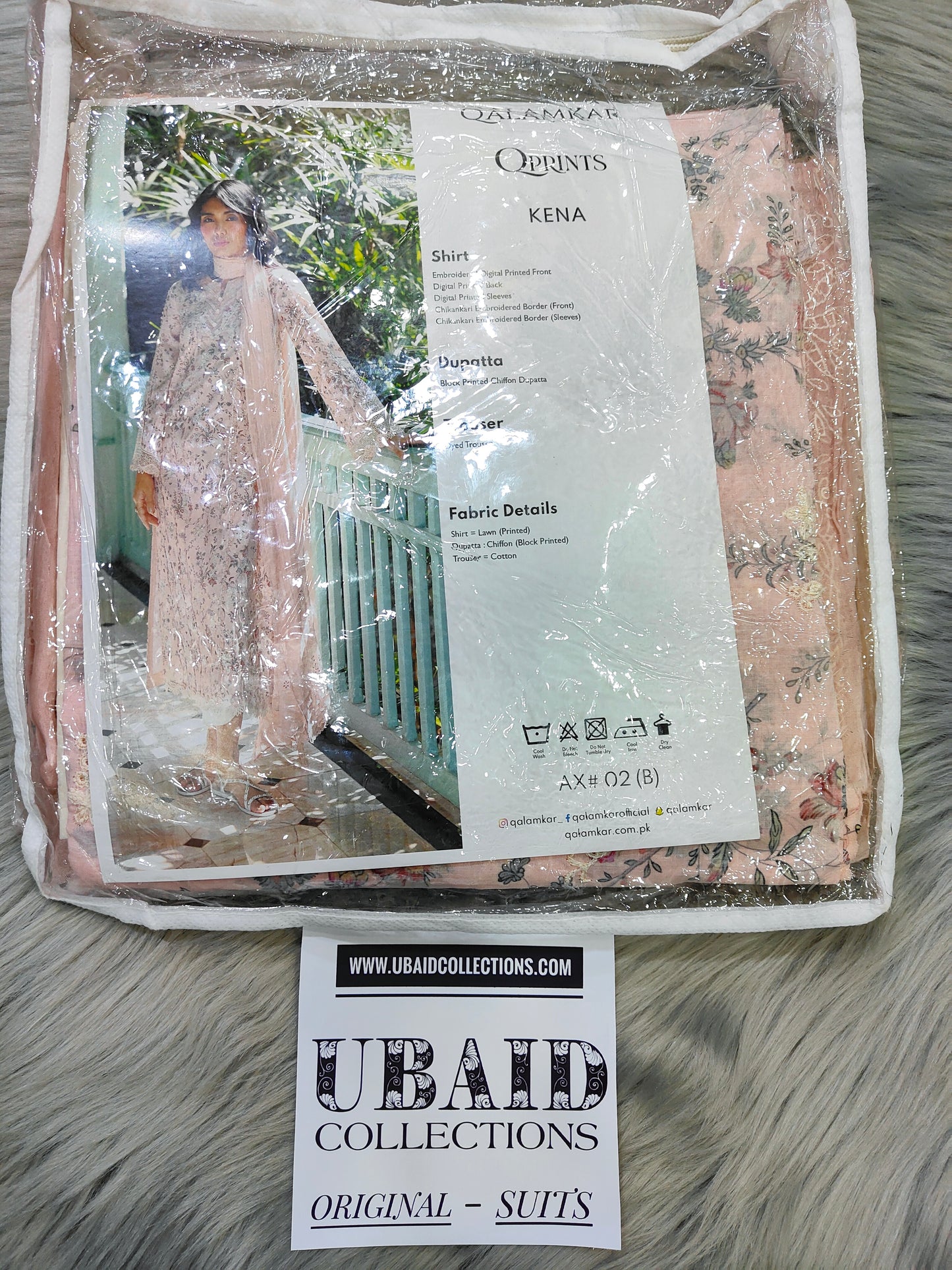 [ SUIT L ] - QALAMKAR QPRINTS LAWN EMBROIDERED 2026
