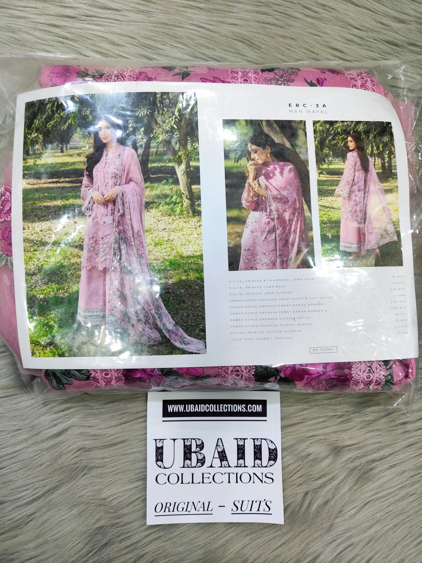 [ SUIT D ] - ELAF CHIKANKARI PRINTS WITH CHIFFON DUPATTA 2026