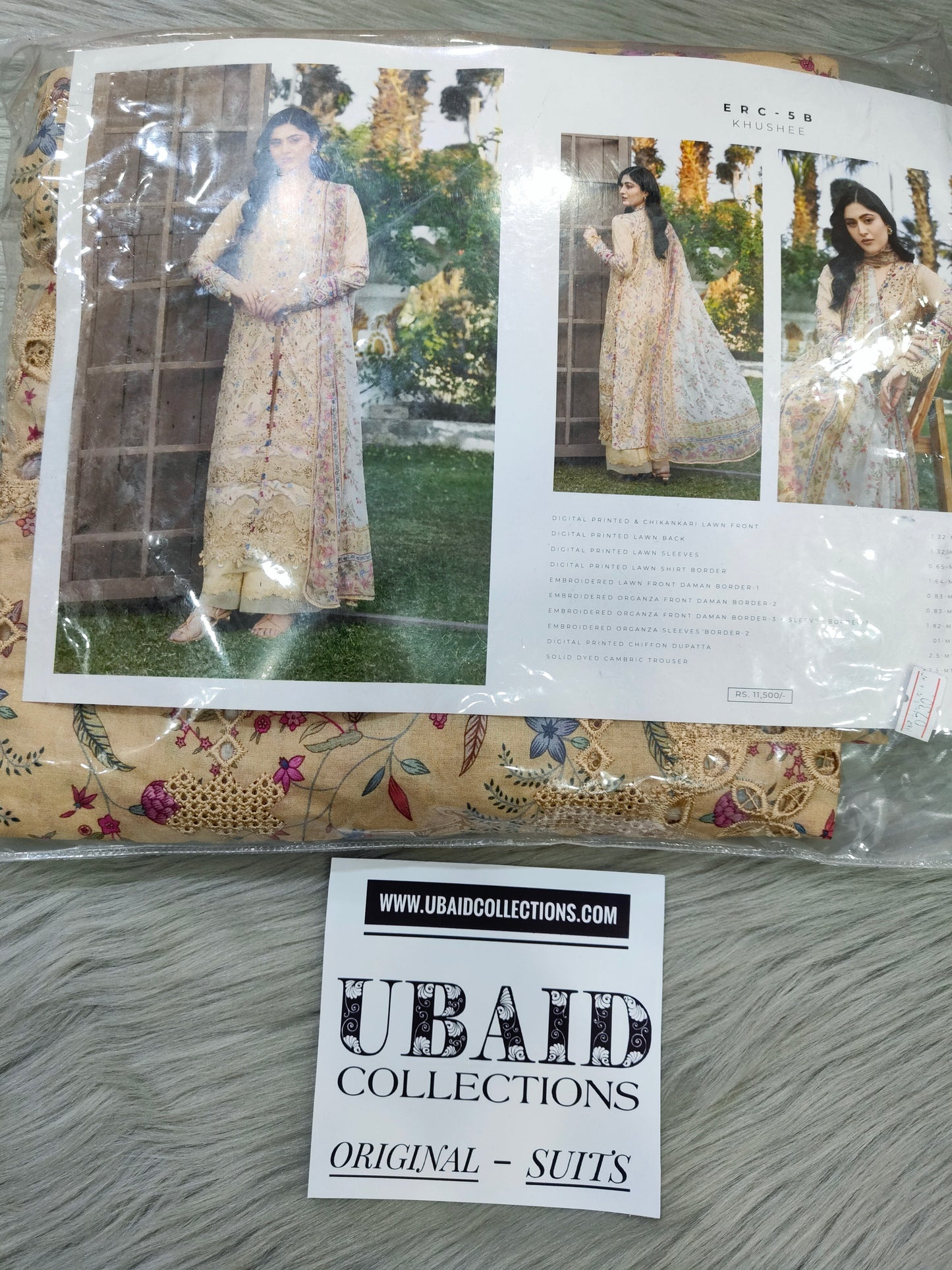 [ SUIT H ] - ELAF CHIKANKARI PRINTS WITH CHIFFON DUPATTA 2026