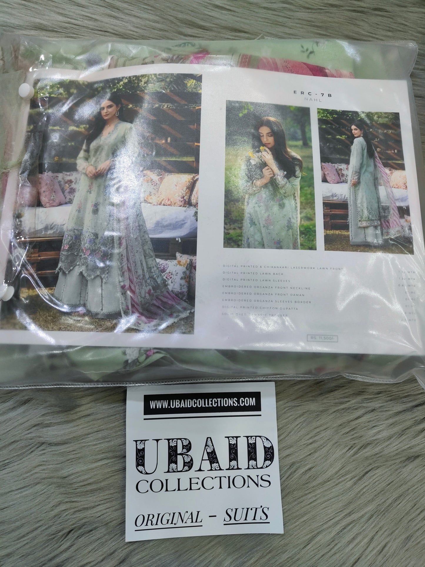 [ SUIT J ] - ELAF CHIKANKARI PRINTS WITH CHIFFON DUPATTA 2026