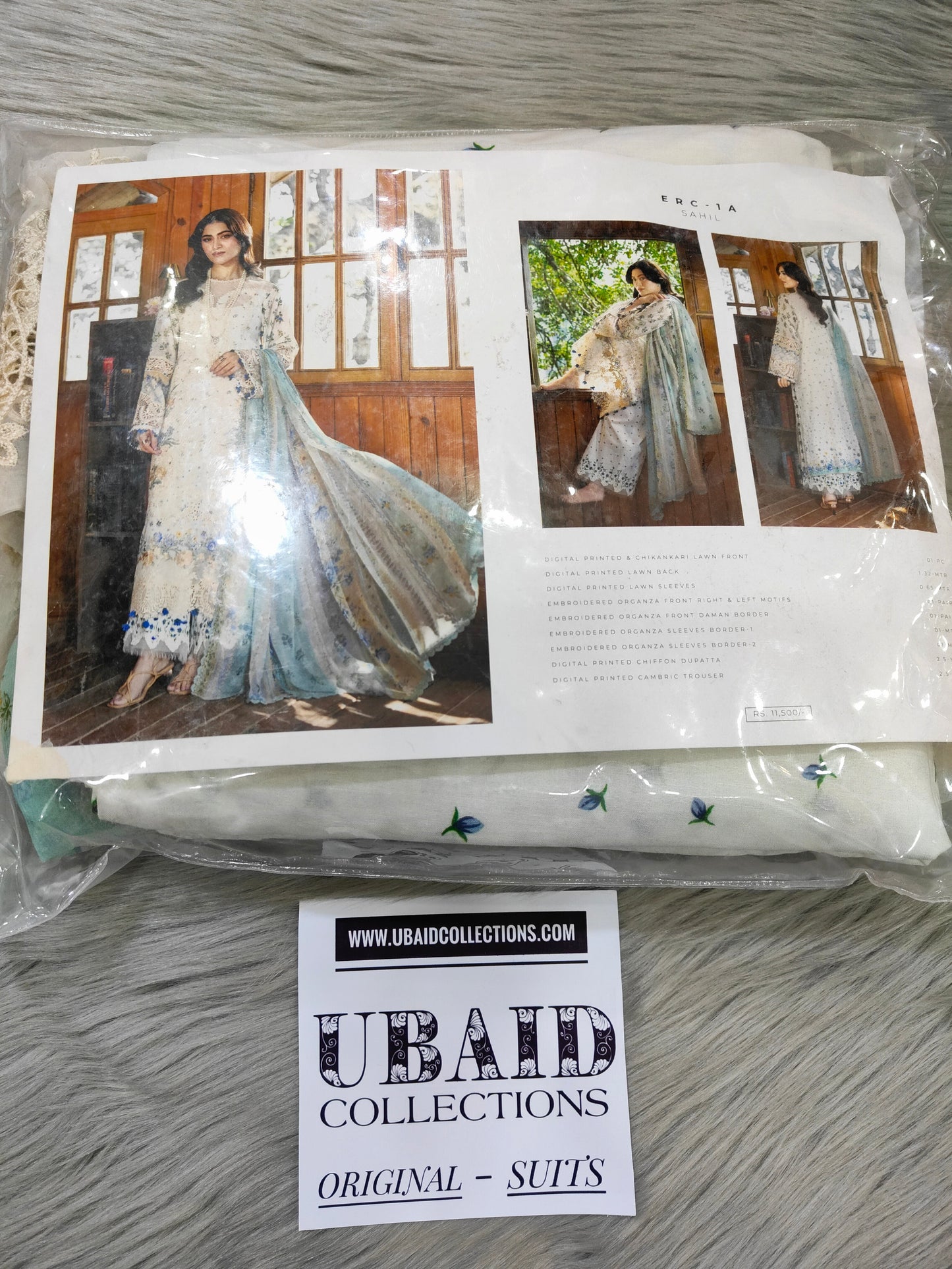 [ SUIT M ] - ELAF CHIKANKARI PRINTS WITH CHIFFON DUPATTA 2026