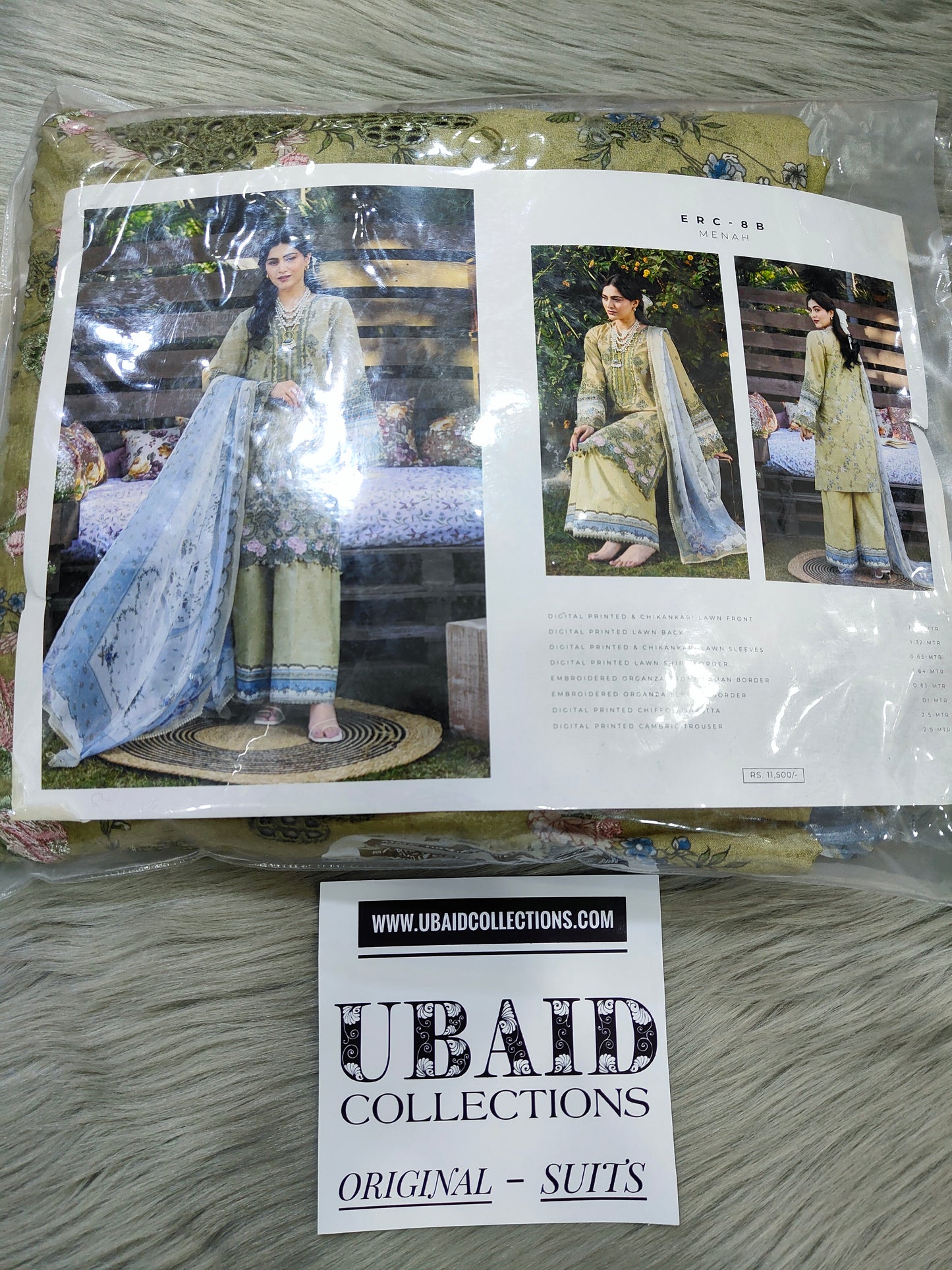 [ SUIT L ] - ELAF CHIKANKARI PRINTS WITH CHIFFON DUPATTA 2026