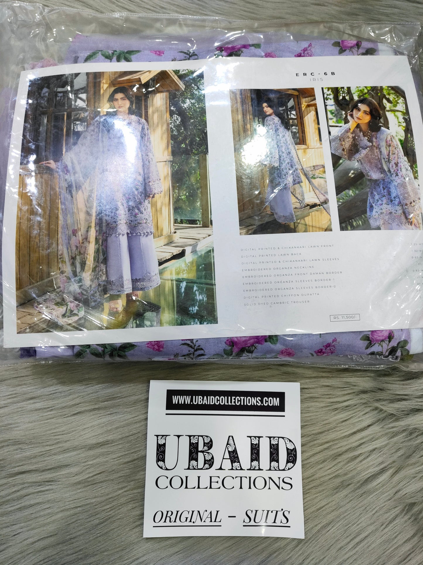 [ SUIT I ] - ELAF CHIKANKARI PRINTS WITH CHIFFON DUPATTA 2026