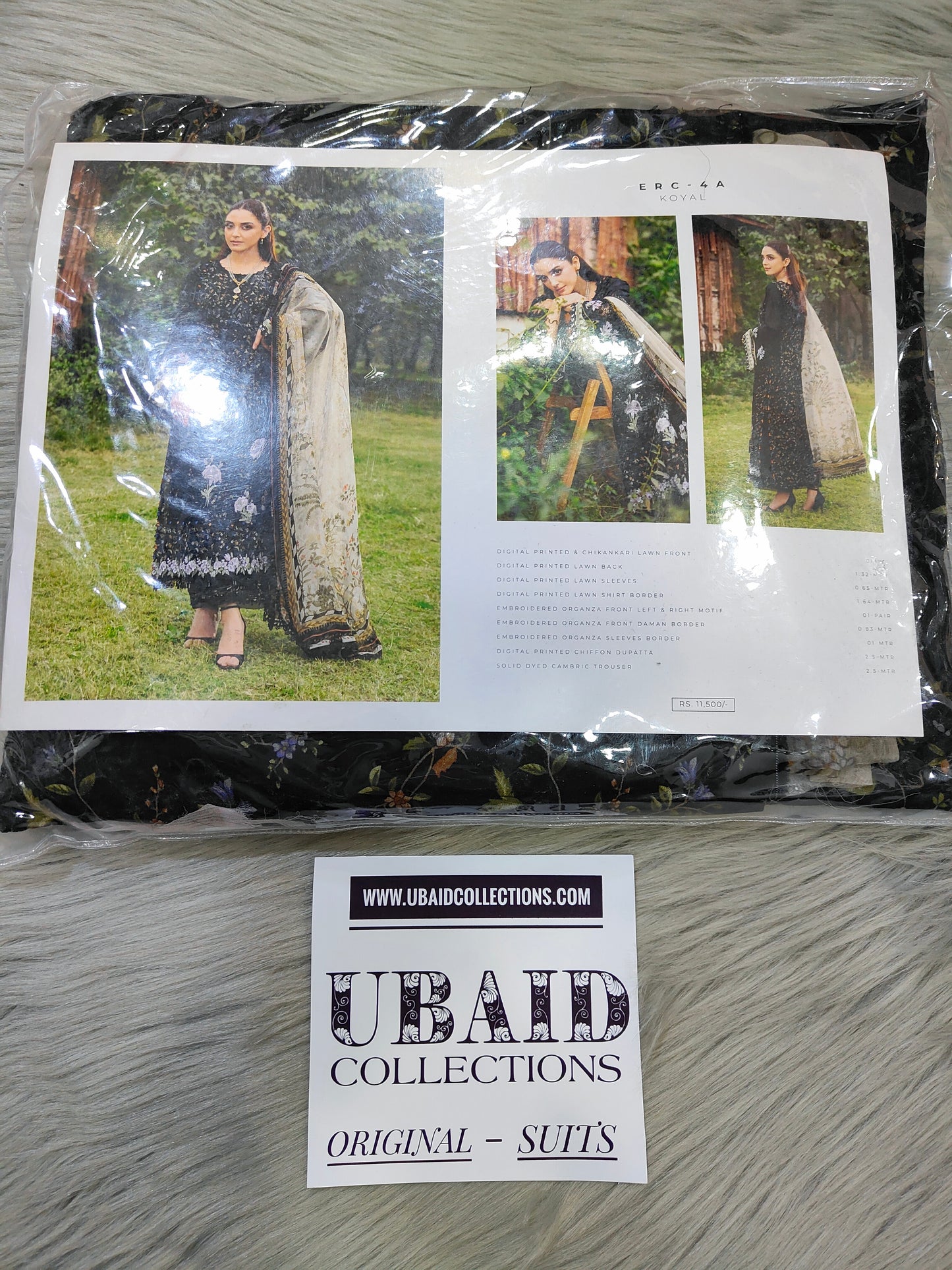 [ SUIT E ] - ELAF CHIKANKARI PRINTS WITH CHIFFON DUPATTA 2026