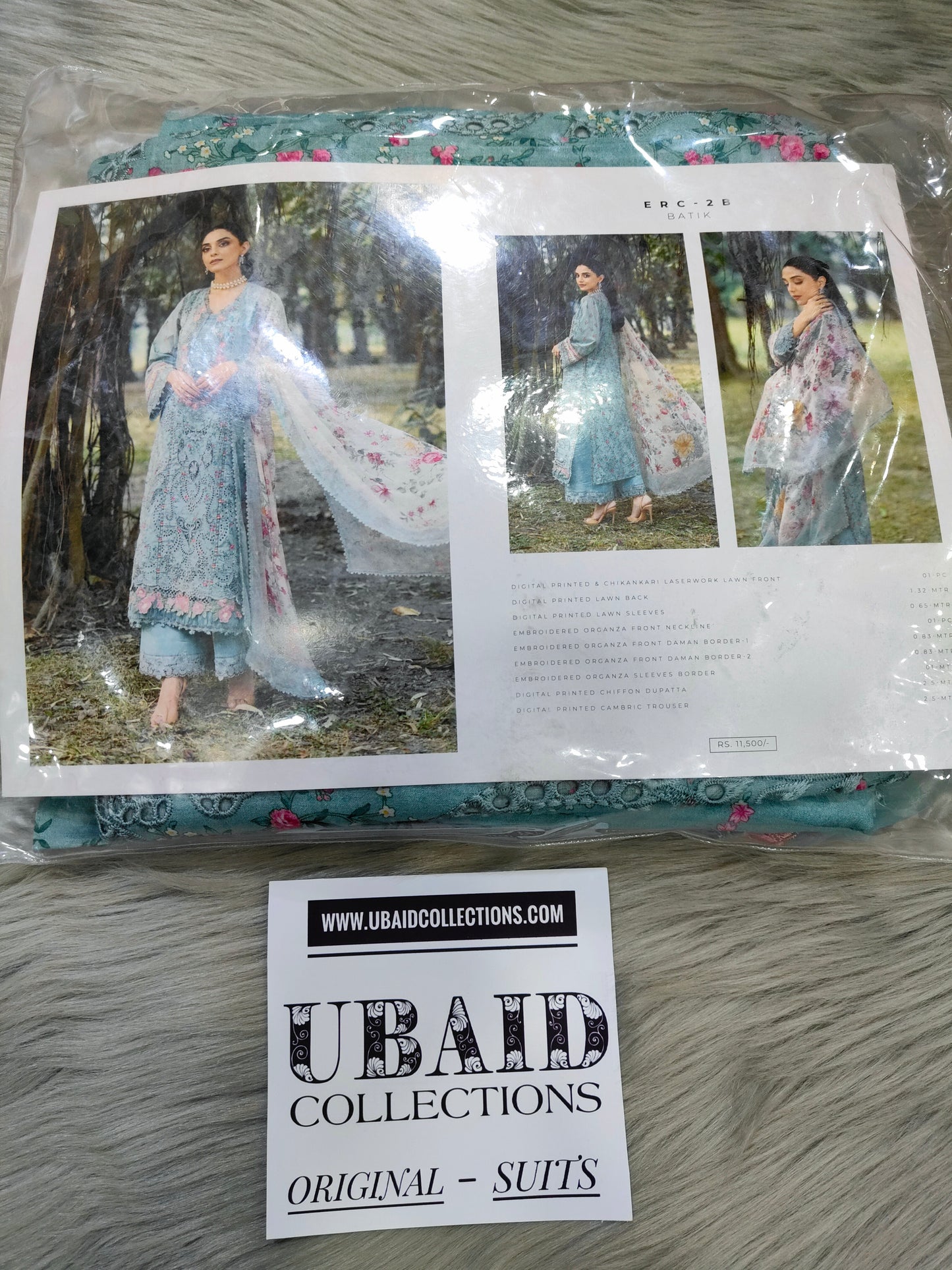 [ SUIT N ] - ELAF CHIKANKARI PRINTS WITH CHIFFON DUPATTA 2026