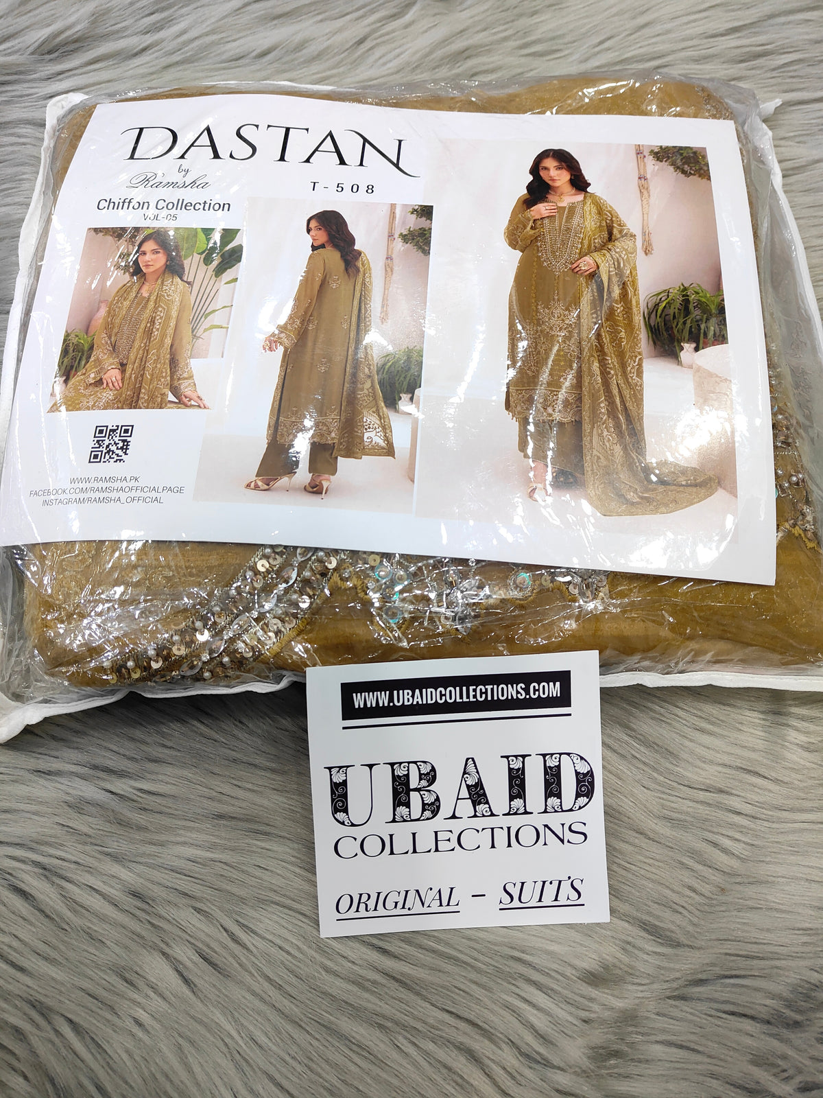 [ SUIT H ] - RAMSHA DASTAN LUXURY CHIFFON COLLECTION VOL5 2026