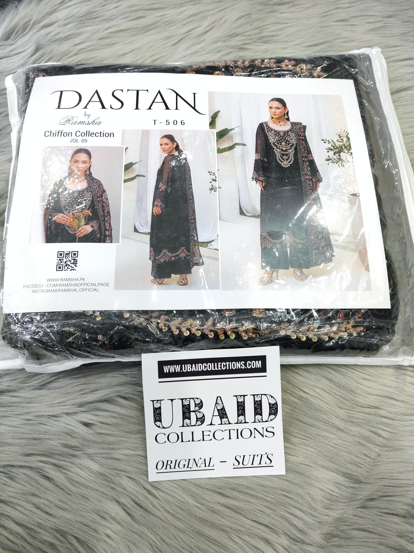 [ SUIT B ] - RAMSHA DASTAN LUXURY CHIFFON COLLECTION VOL5 2026