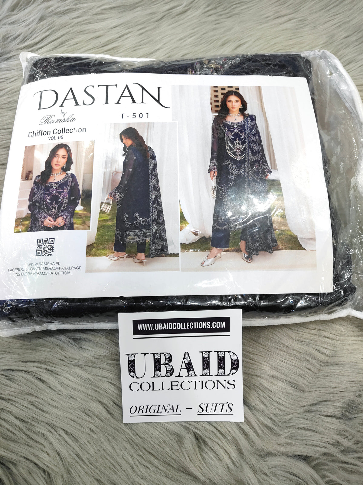 [ SUIT G ] - RAMSHA DASTAN LUXURY CHIFFON COLLECTION VOL5 2026