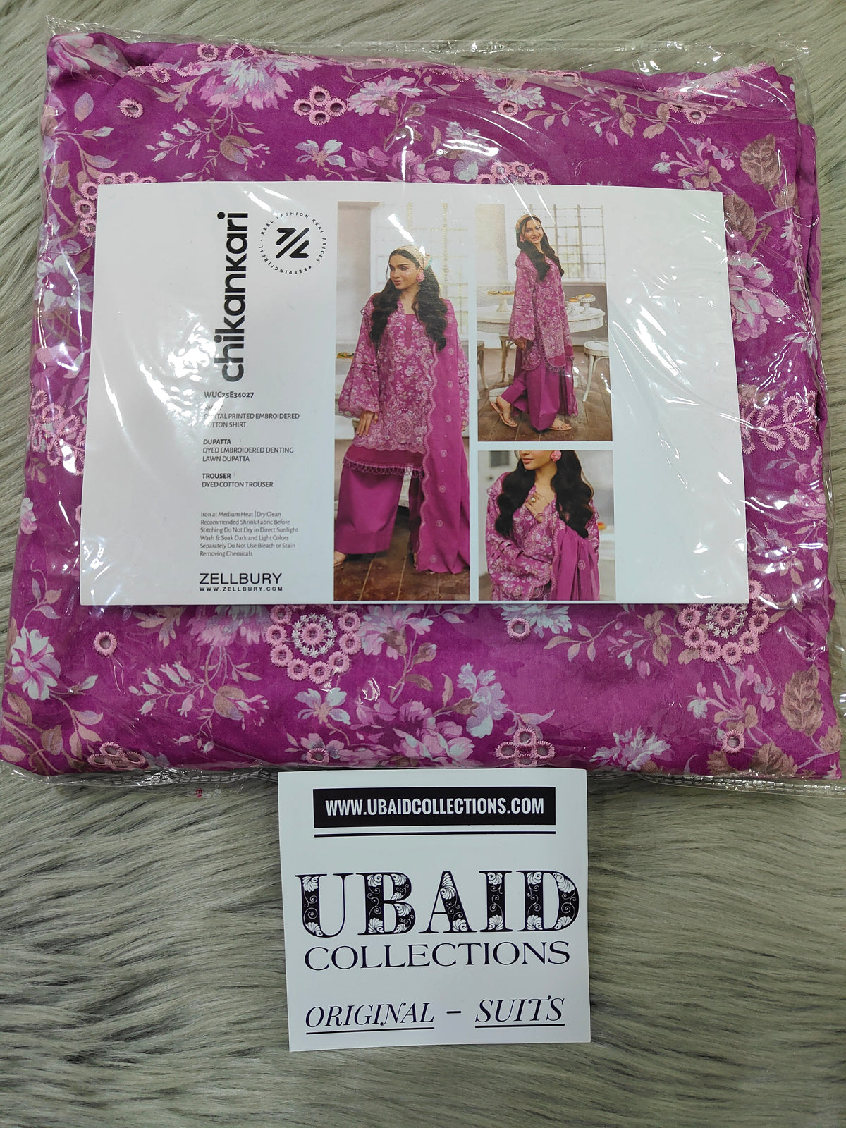 [ SUIT N ] - ZELLBURY CHIKANKARI LAWN EMBROIDERED COLLECTION 2026