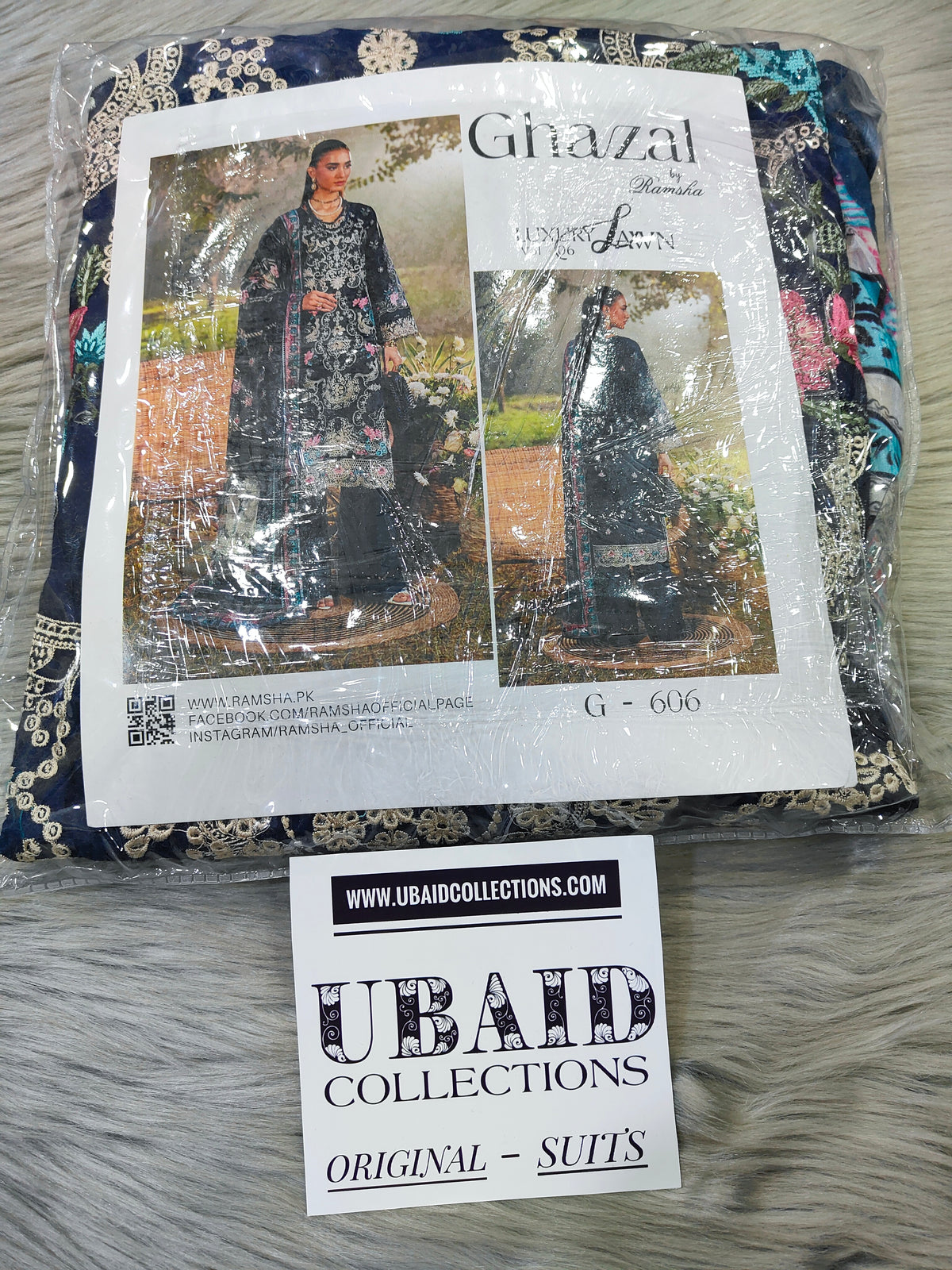 [ SUIT A ] - RAMSHA GHAZAL LUXURY LAWN VOL 6 COLLECTION 2026