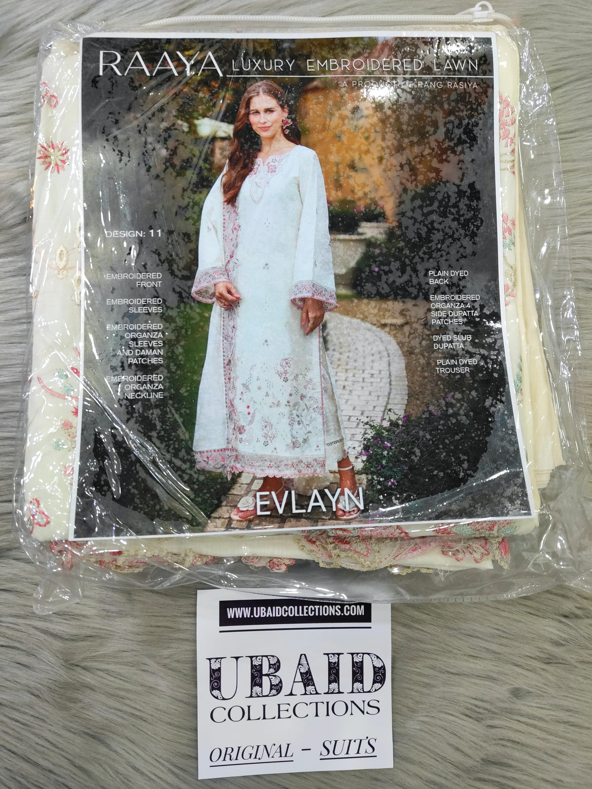 [ SUIT B ] - RAAYA LUXURY LAWN EMBROIDERED COLLECTION 2026