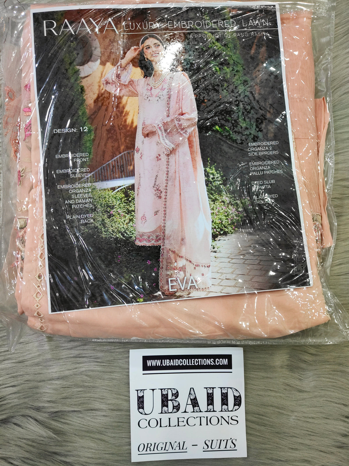 [ SUIT A ] - RAAYA LUXURY LAWN EMBROIDERED COLLECTION 2026