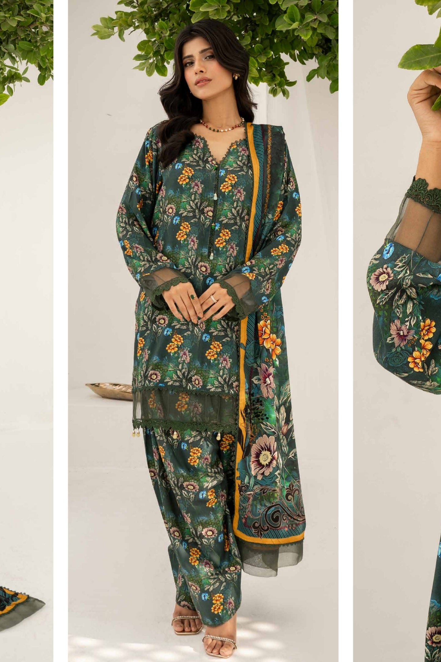 FIRDOUS RESHAM LINEN COLLECTION 24