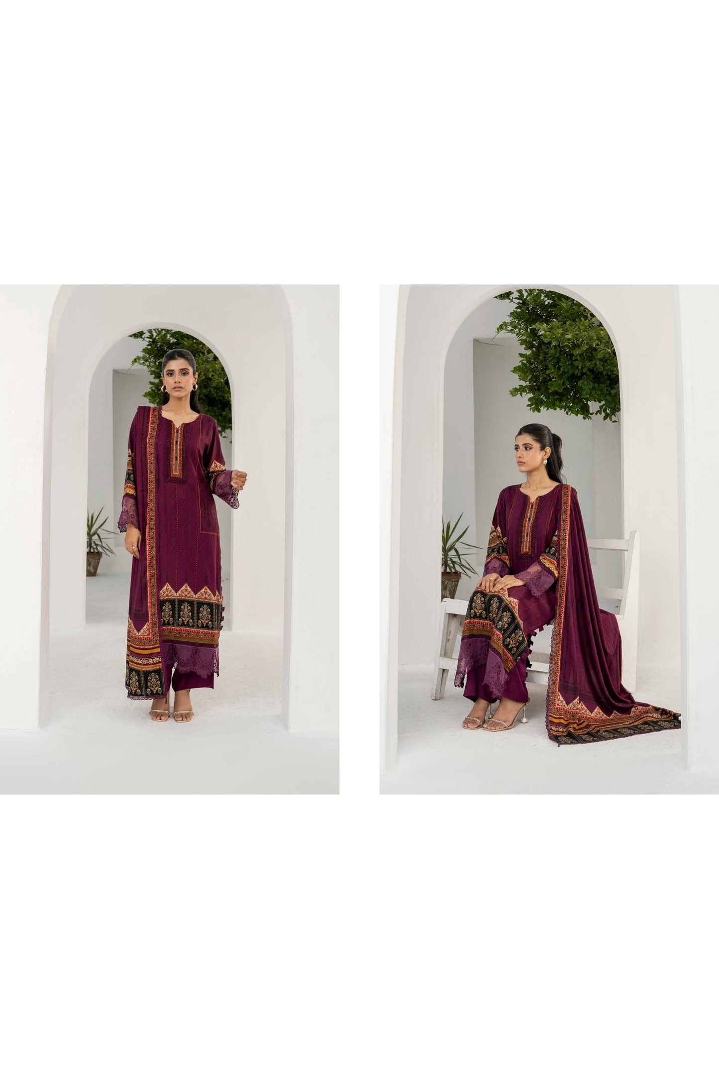 FIRDOUS RESHAM LINEN COLLECTION 24