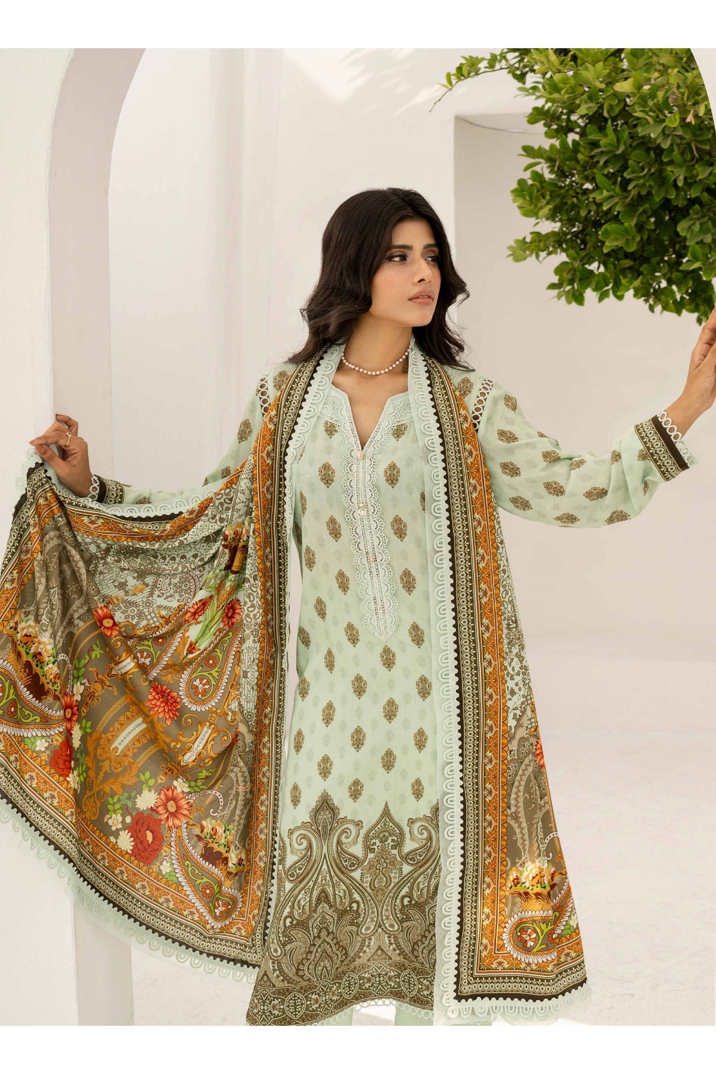 FIRDOUS RESHAM LINEN COLLECTION 24