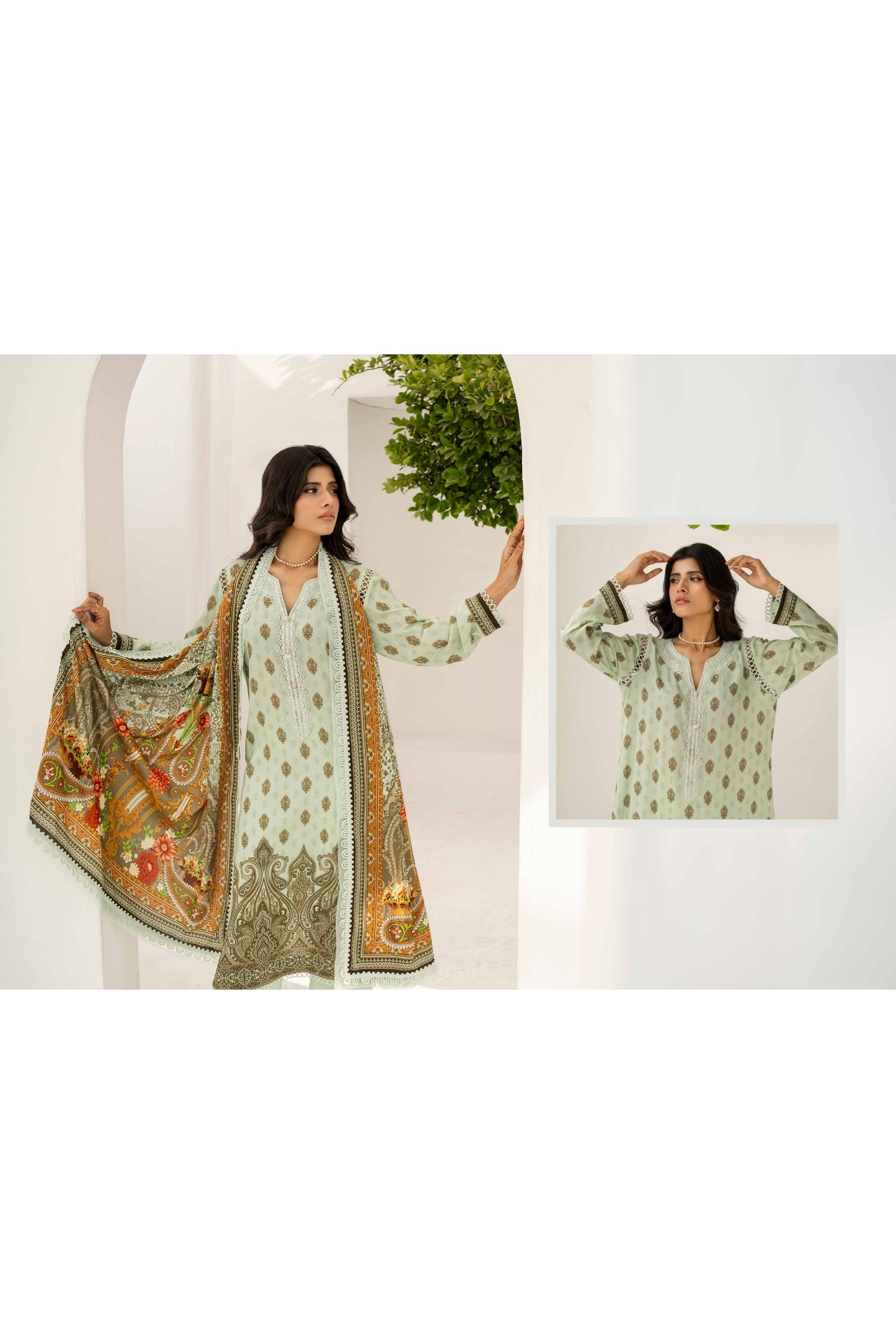 FIRDOUS RESHAM LINEN COLLECTION 24