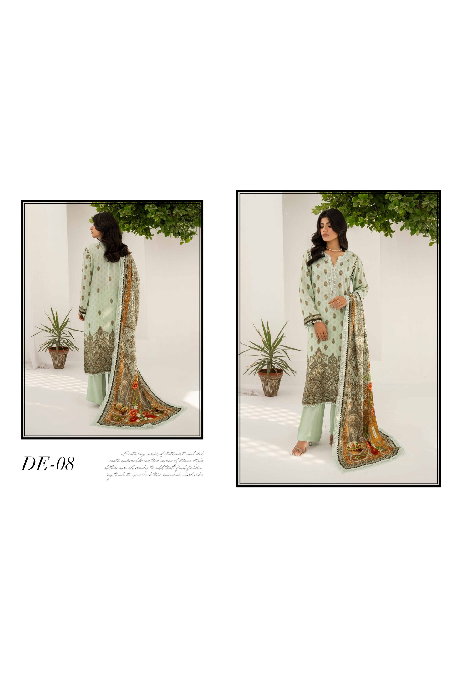 FIRDOUS RESHAM LINEN COLLECTION 24