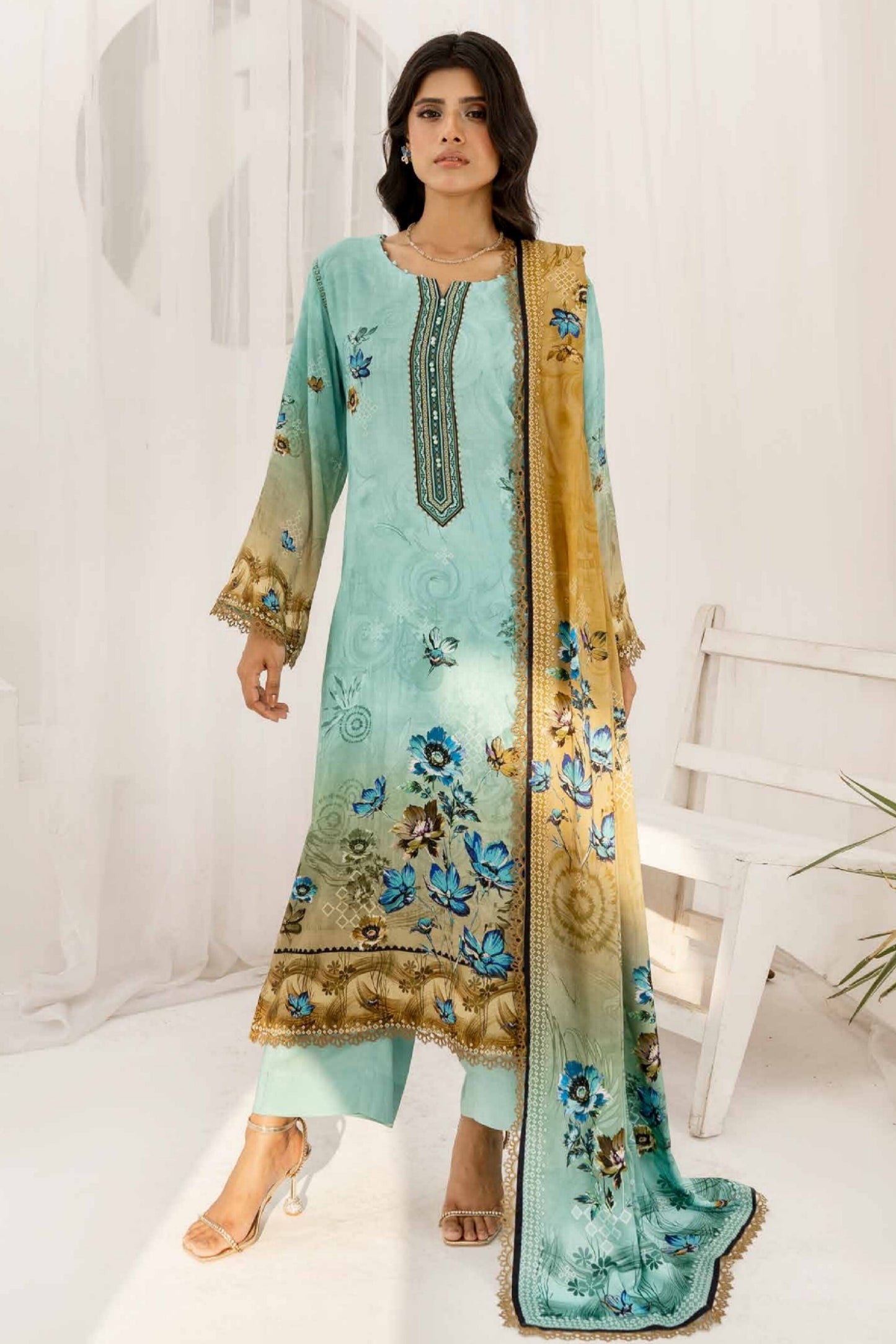 FIRDOUS RESHAM LINEN COLLECTION 24