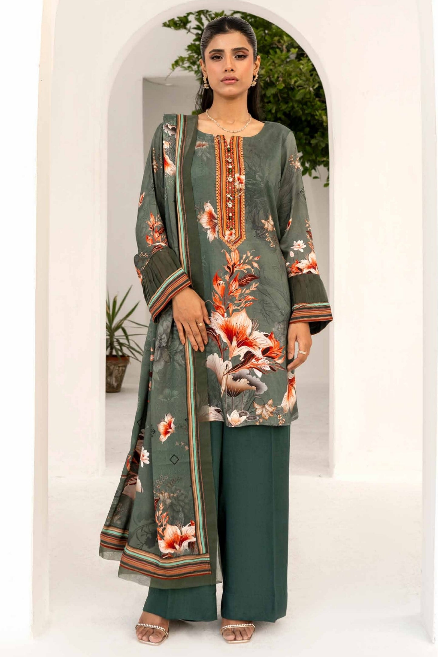 FIRDOUS RESHAM LINEN COLLECTION 24