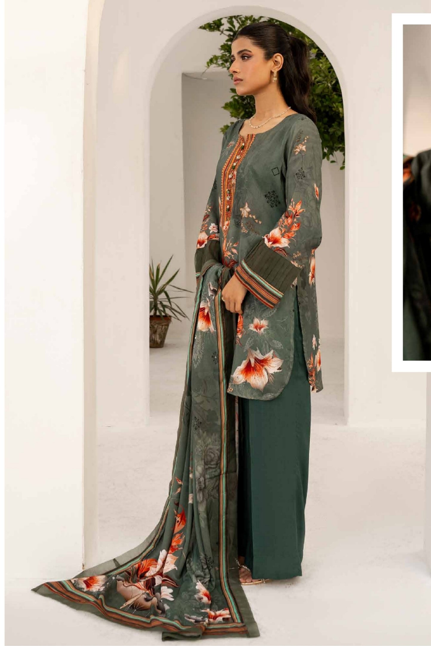 FIRDOUS RESHAM LINEN COLLECTION 24