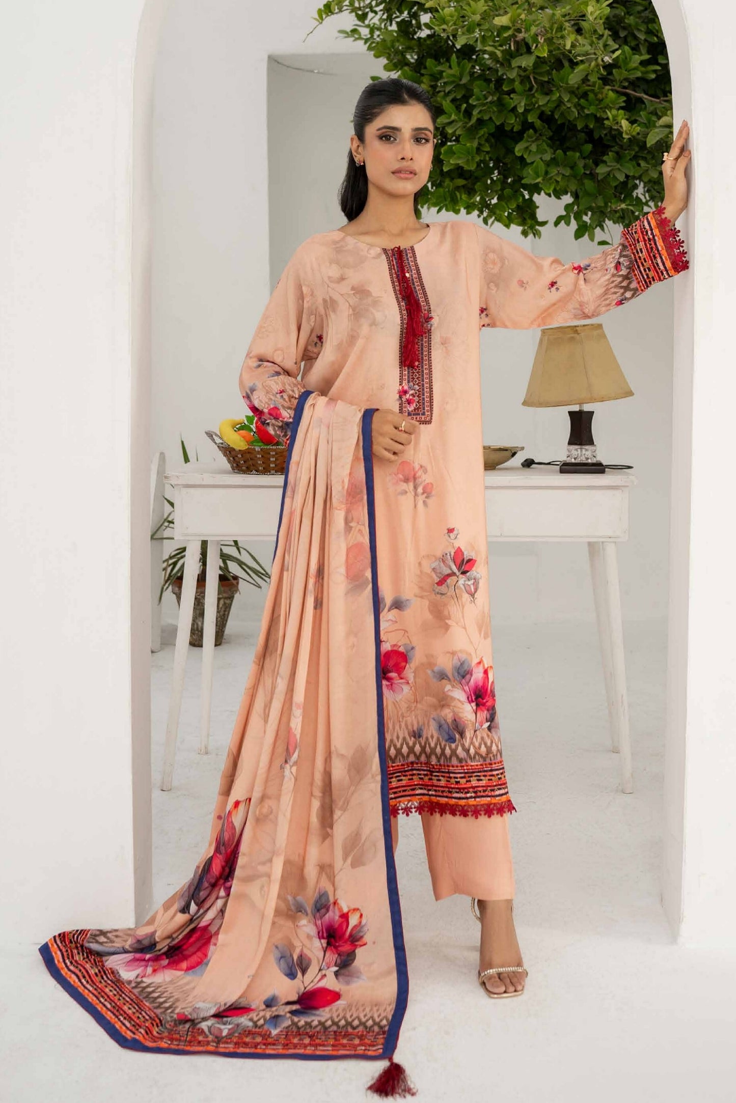 FIRDOUS RESHAM LINEN COLLECTION 24