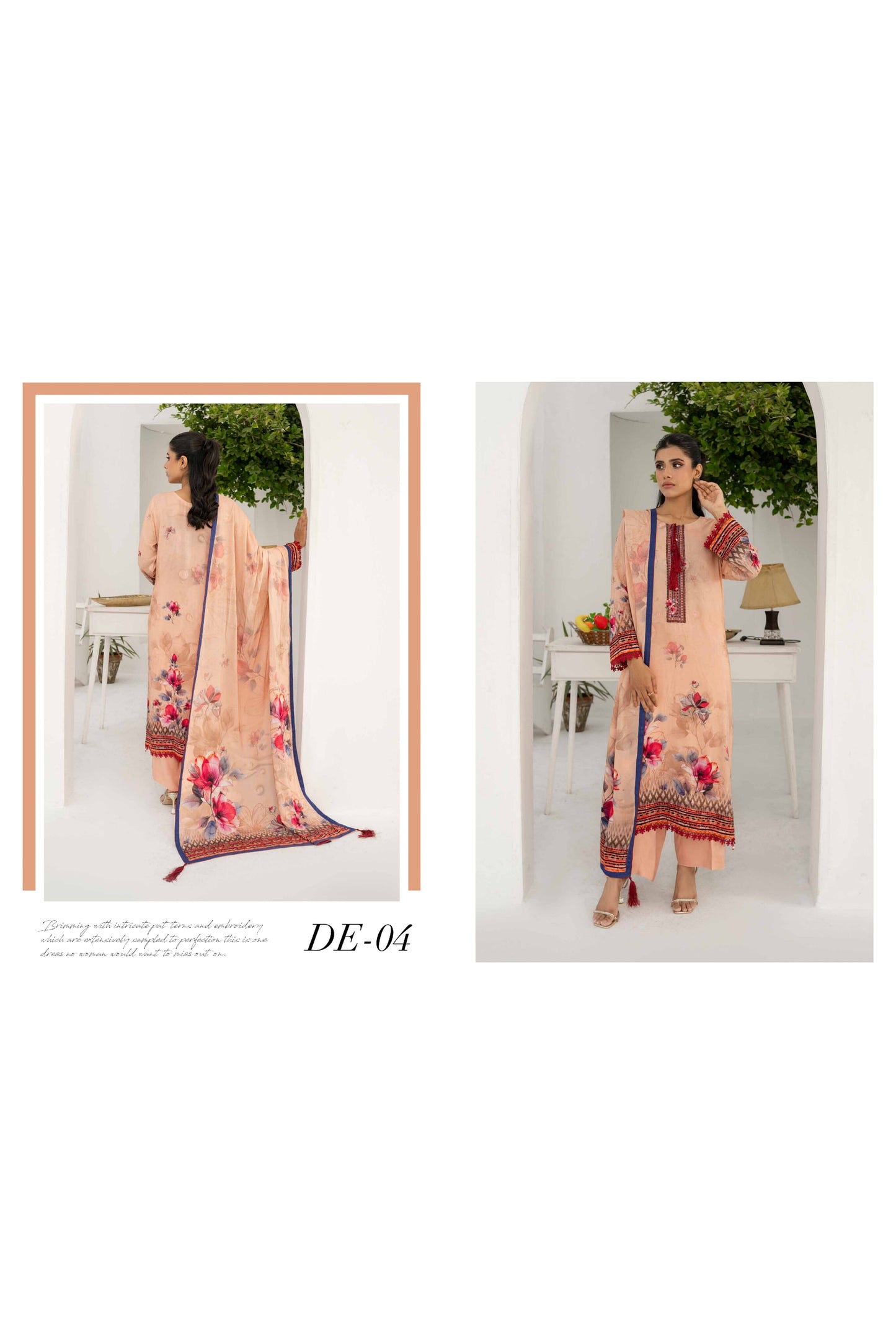 FIRDOUS RESHAM LINEN COLLECTION 24