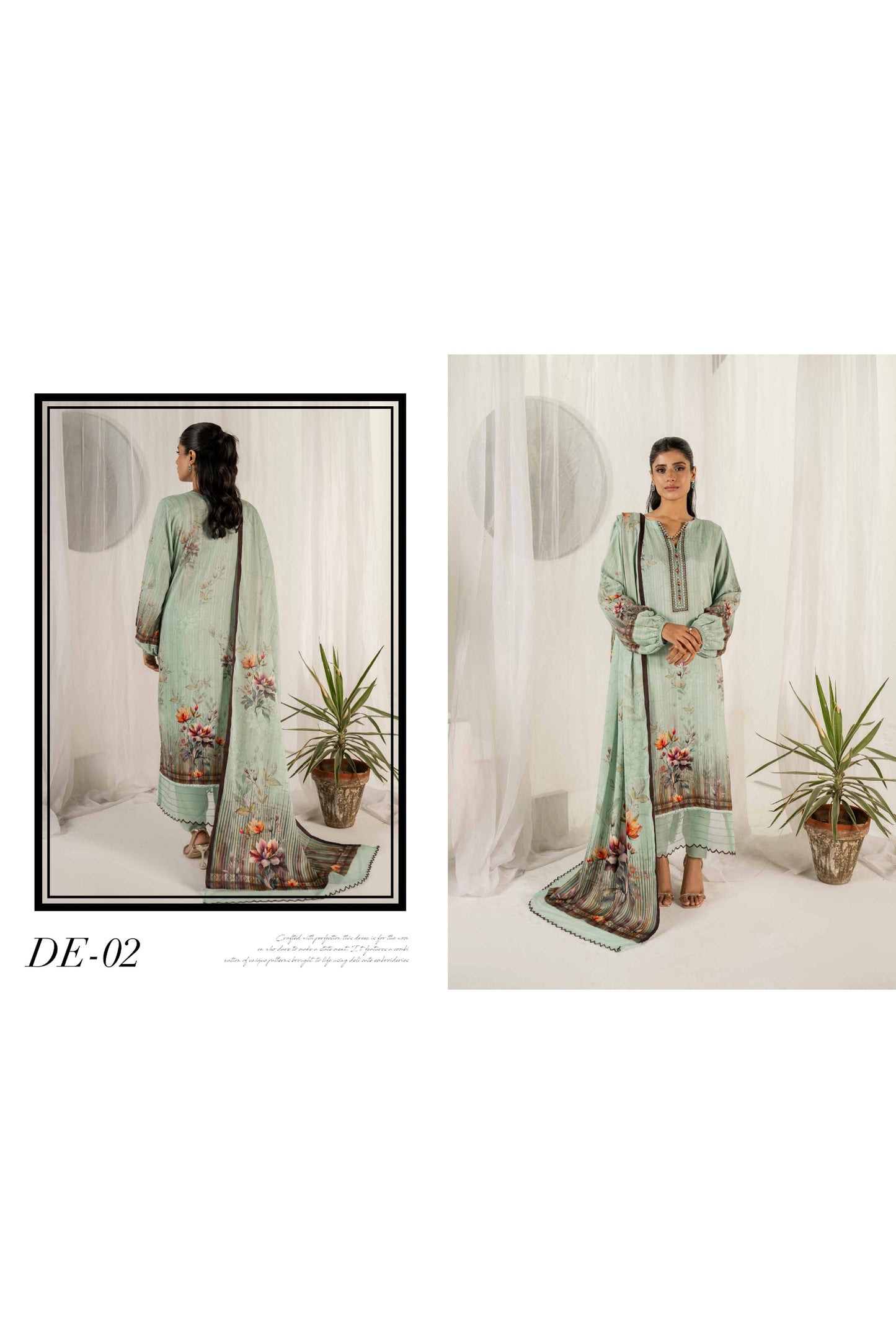 FIRDOUS RESHAM LINEN COLLECTION 24